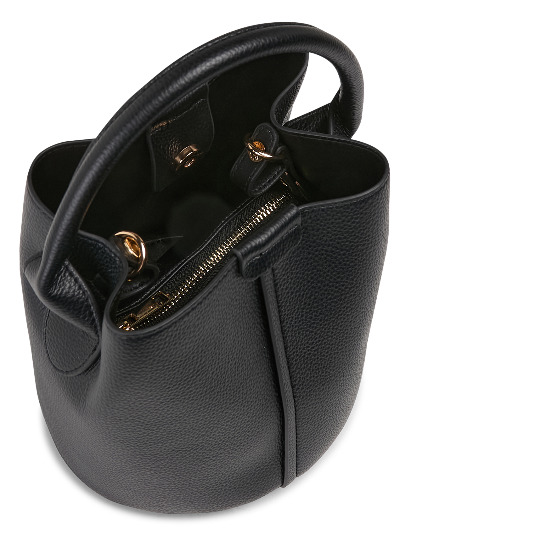 Faux leather bucket bag AU PRINTEMPS PARIS Black