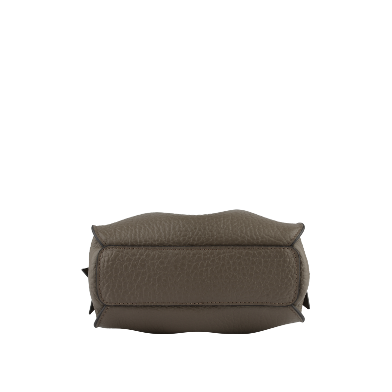 Shoulder bag - cowhide leather POURCHET Brown