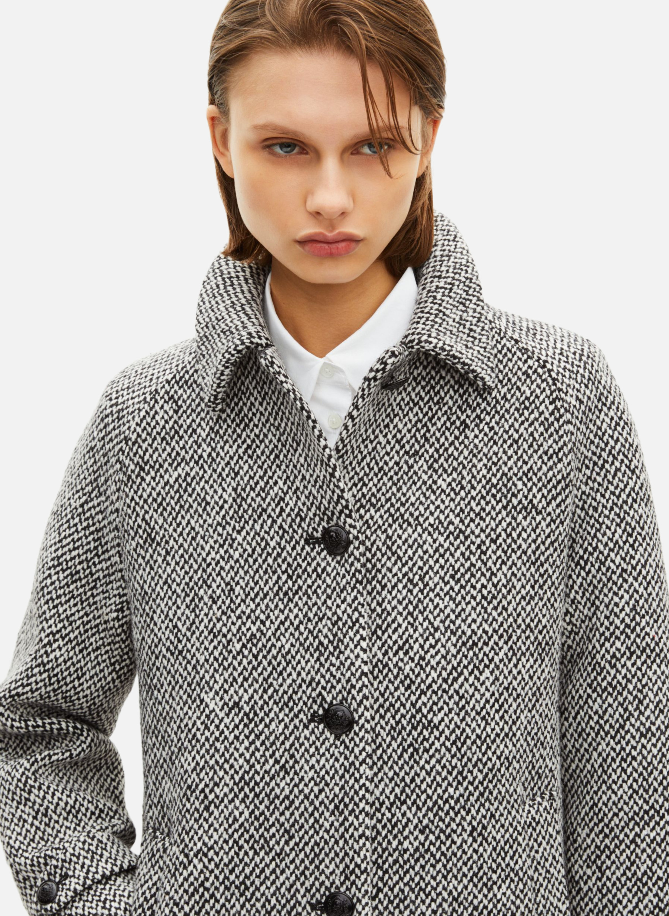 Long coat with graphic pattern THE KOOPLES White