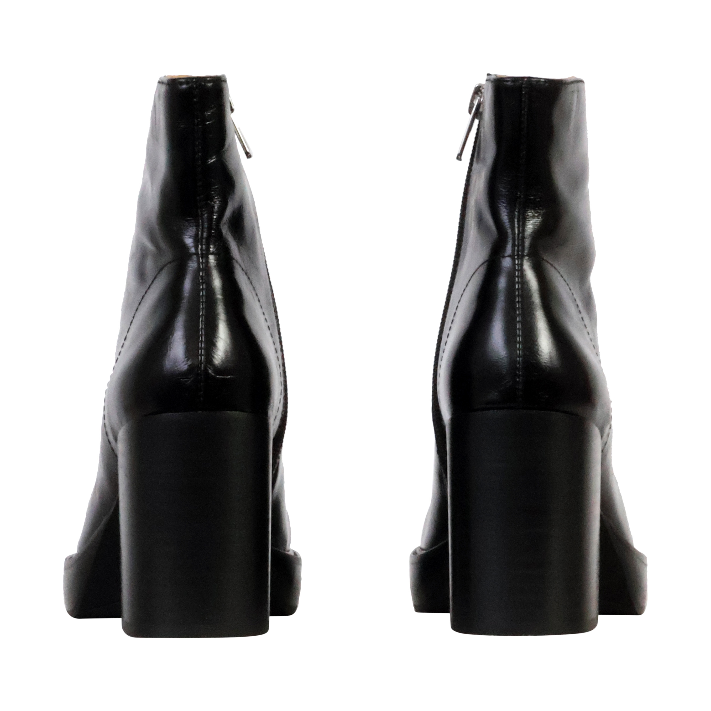 Clea leather ankle boots EMILIE KARSTON Black