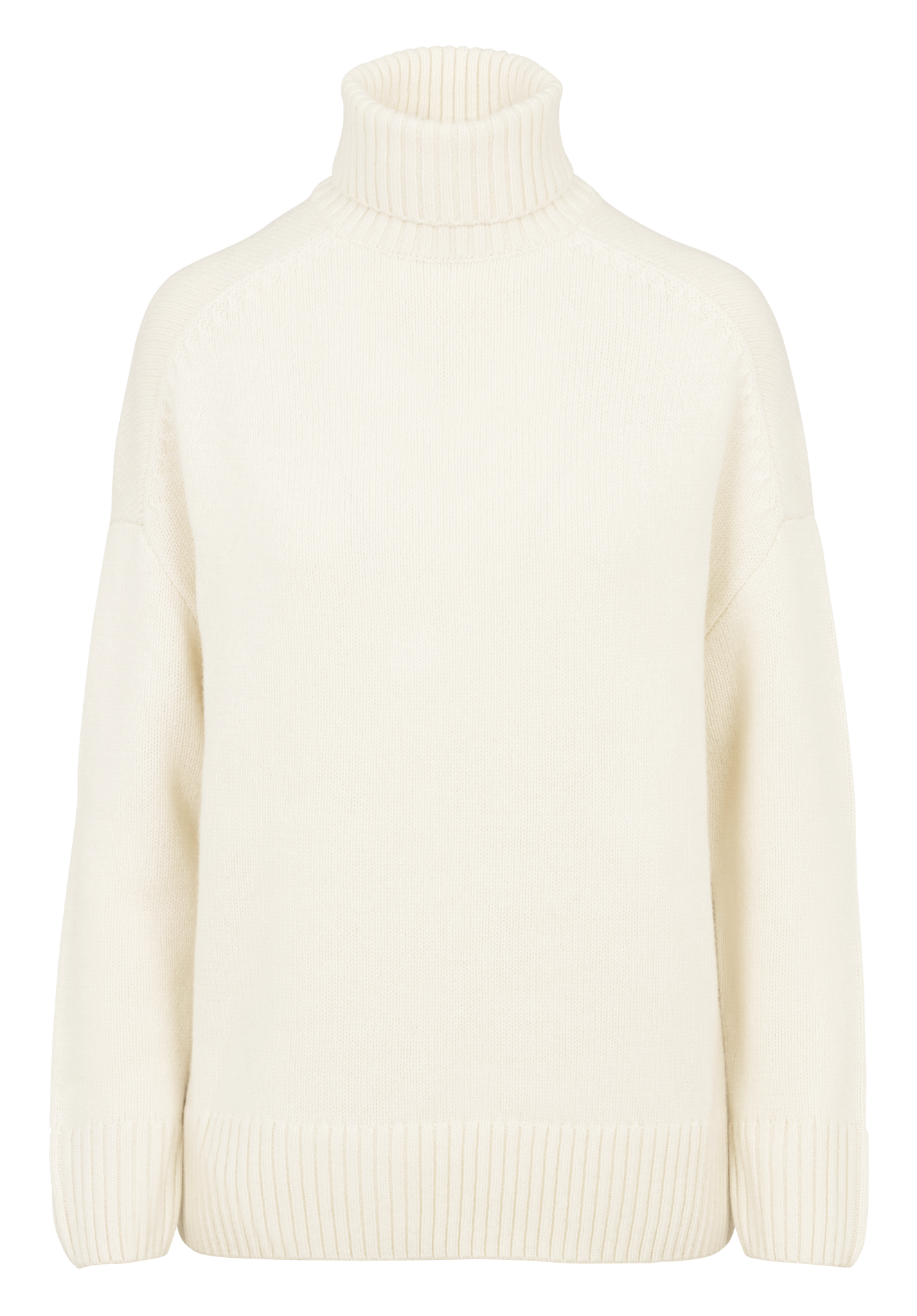 Pull col roulé en laine  SUD EXPRESS Blanc