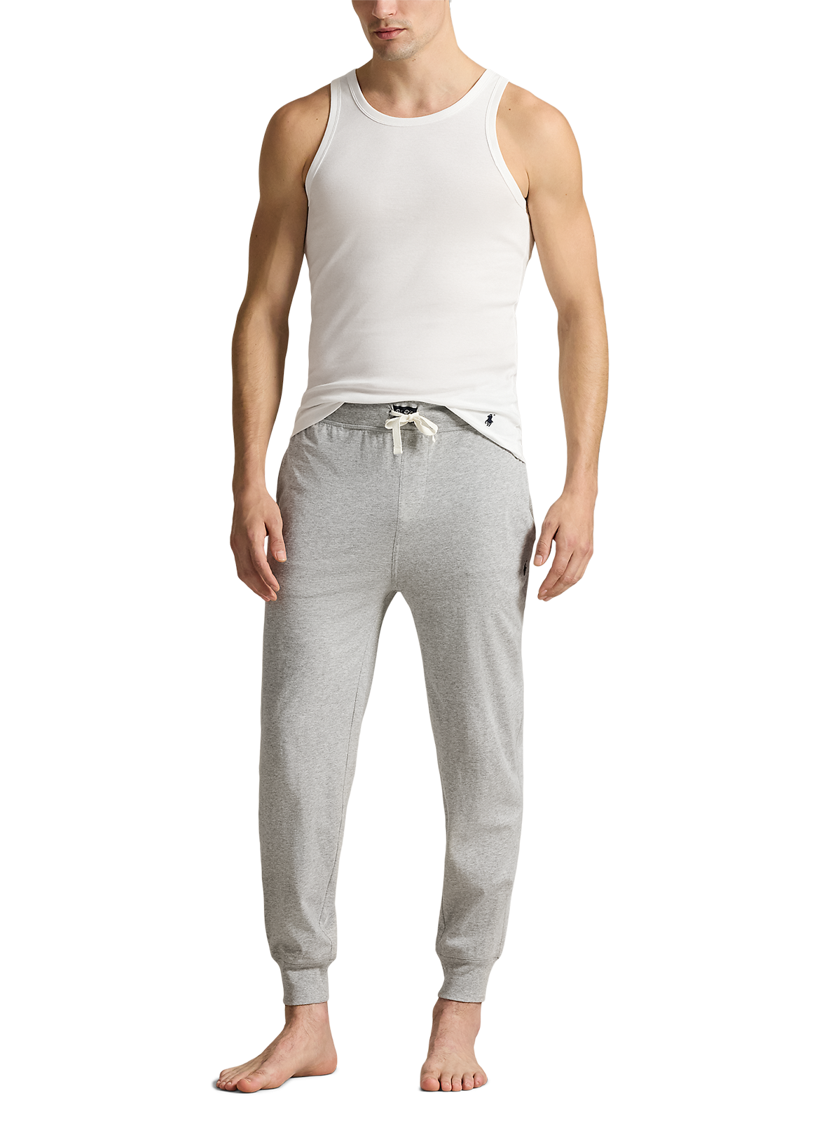 Débardeur col rond en coton POLO RALPH LAUREN Blanc