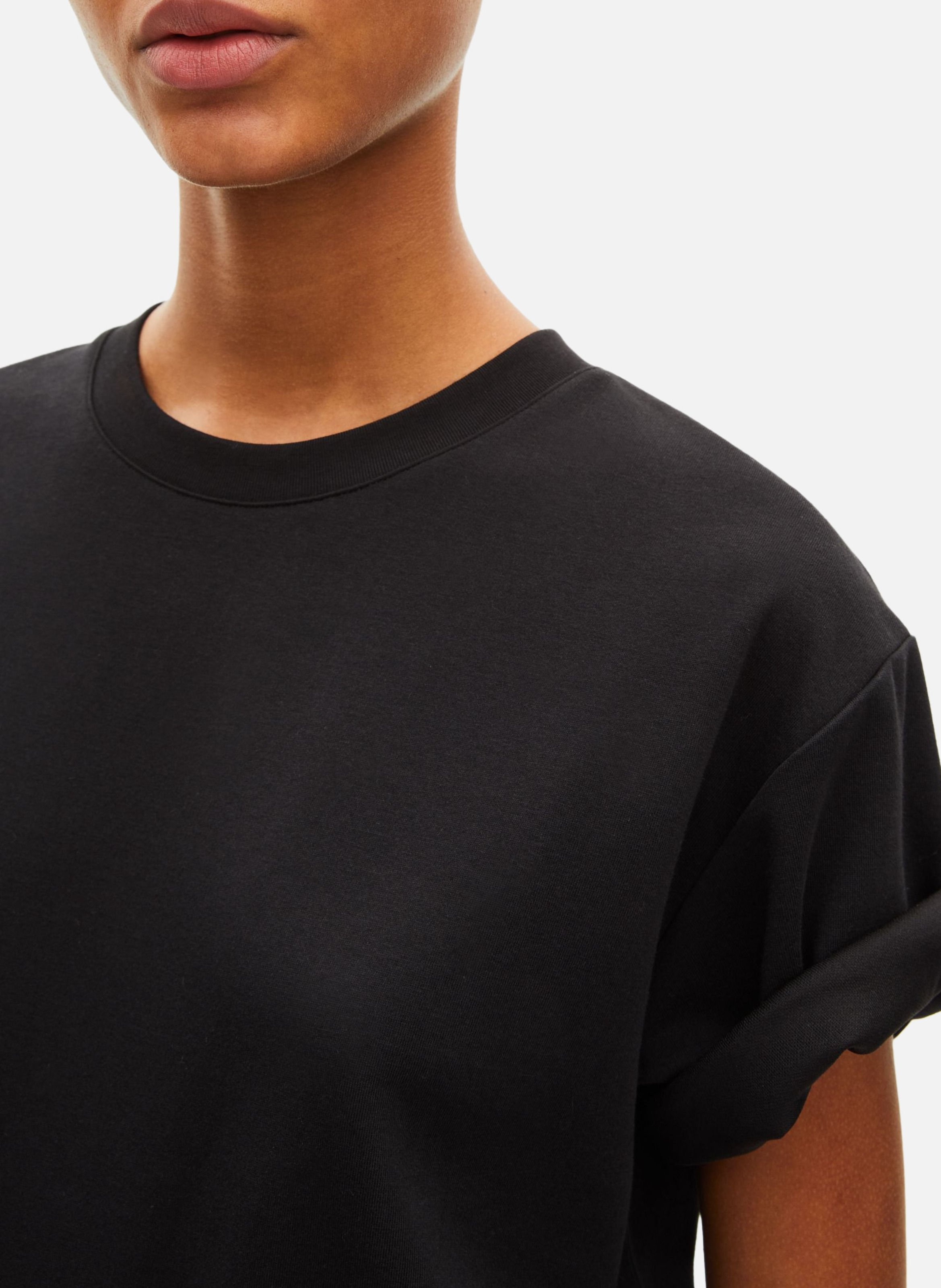 Straight fit cotton blend t-shirt THE KOOPLES Black