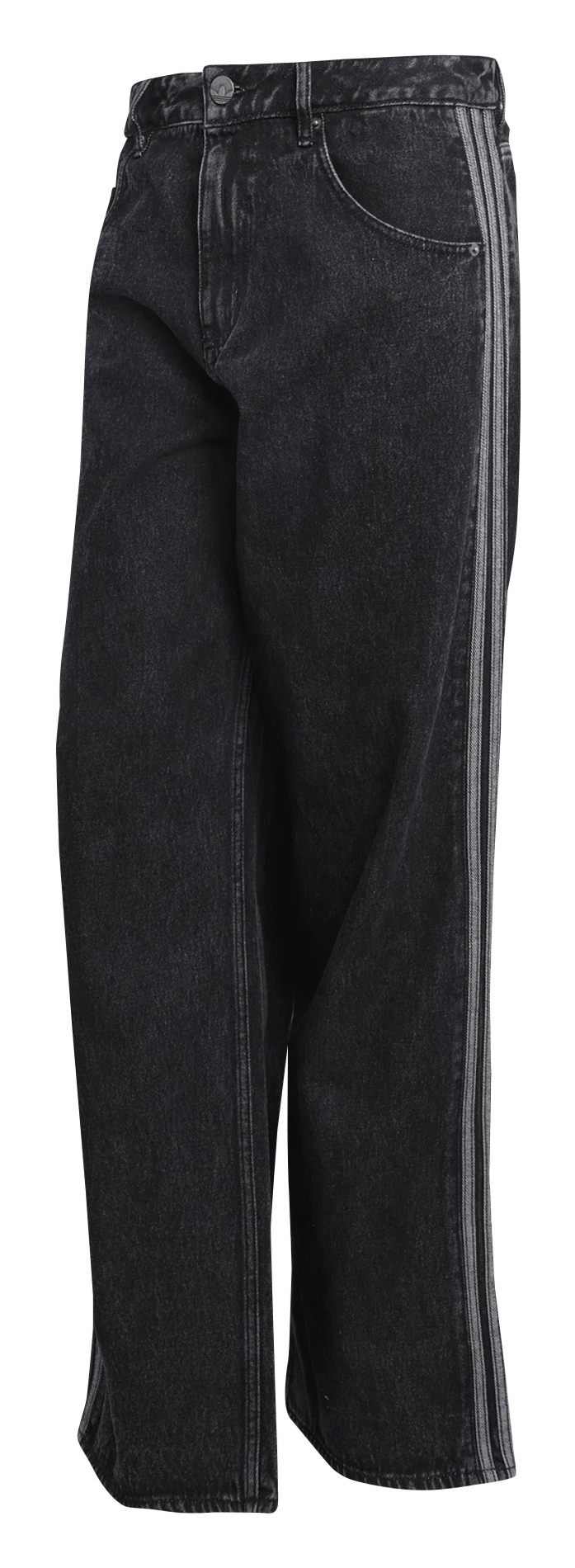 <p>Gerade geschnittene Jeans mit Seitenstreifen</p> ADIDAS Schwarz