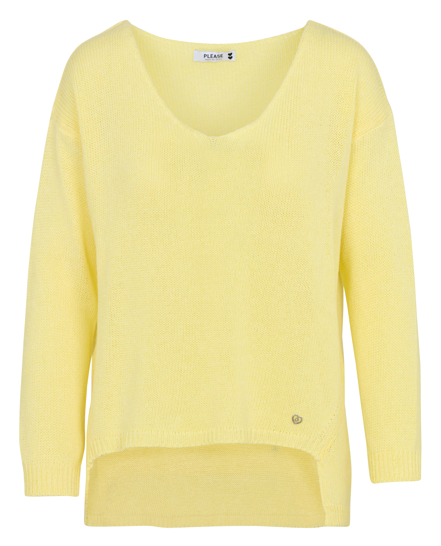 Straight-cut cotton-blend sweater  Giallino