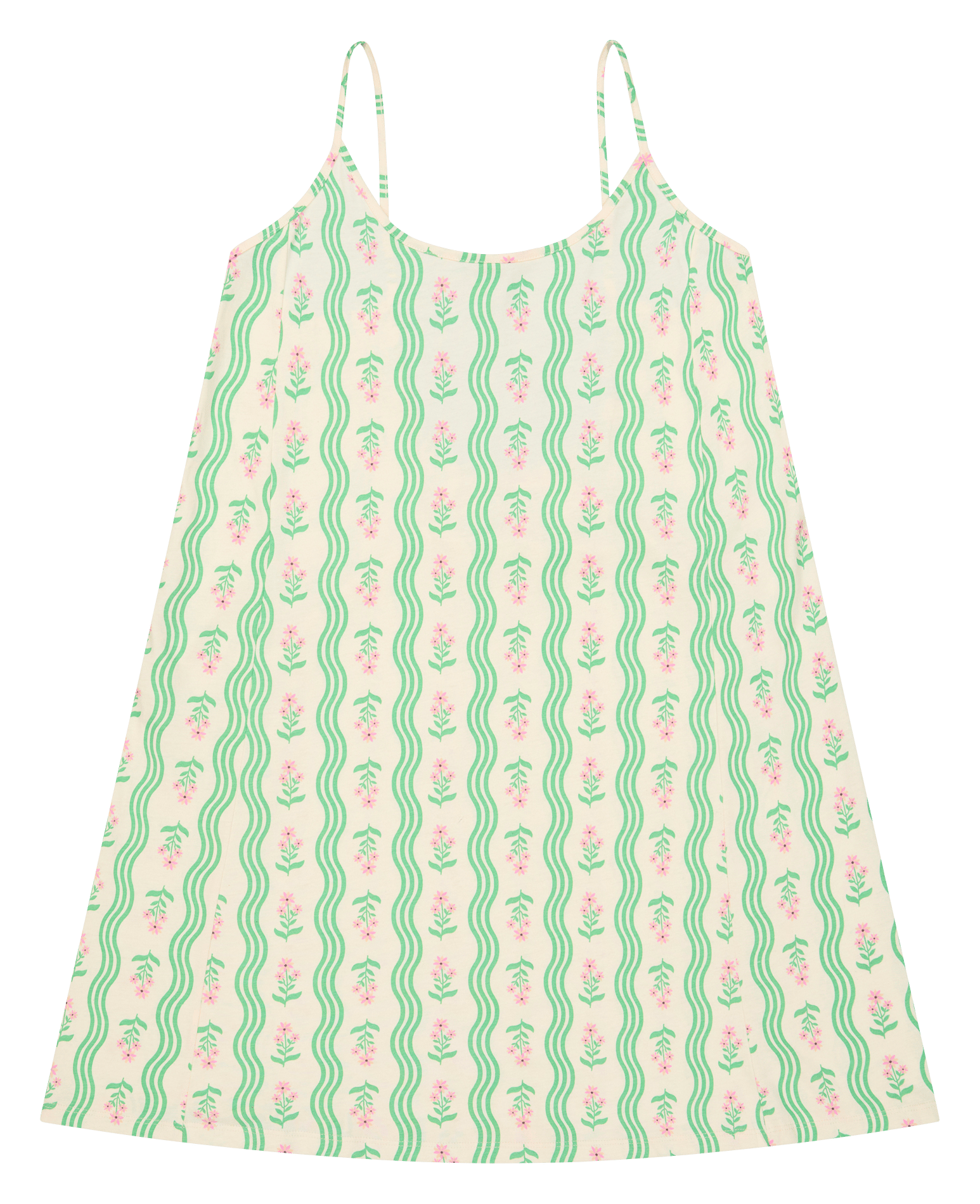 Organic cotton printed crop top WE ARE JOLIES White