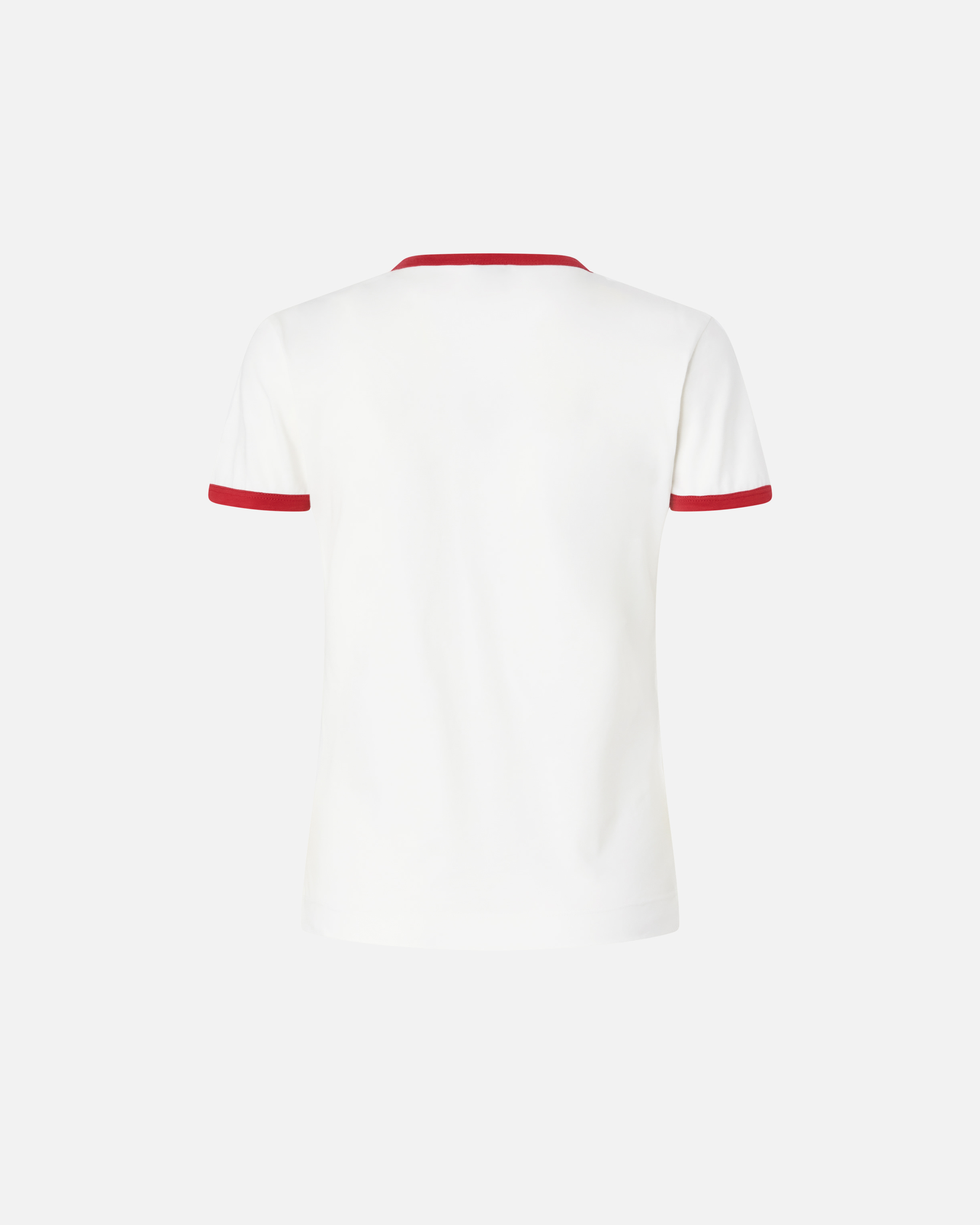 T-shirt with printed logo White