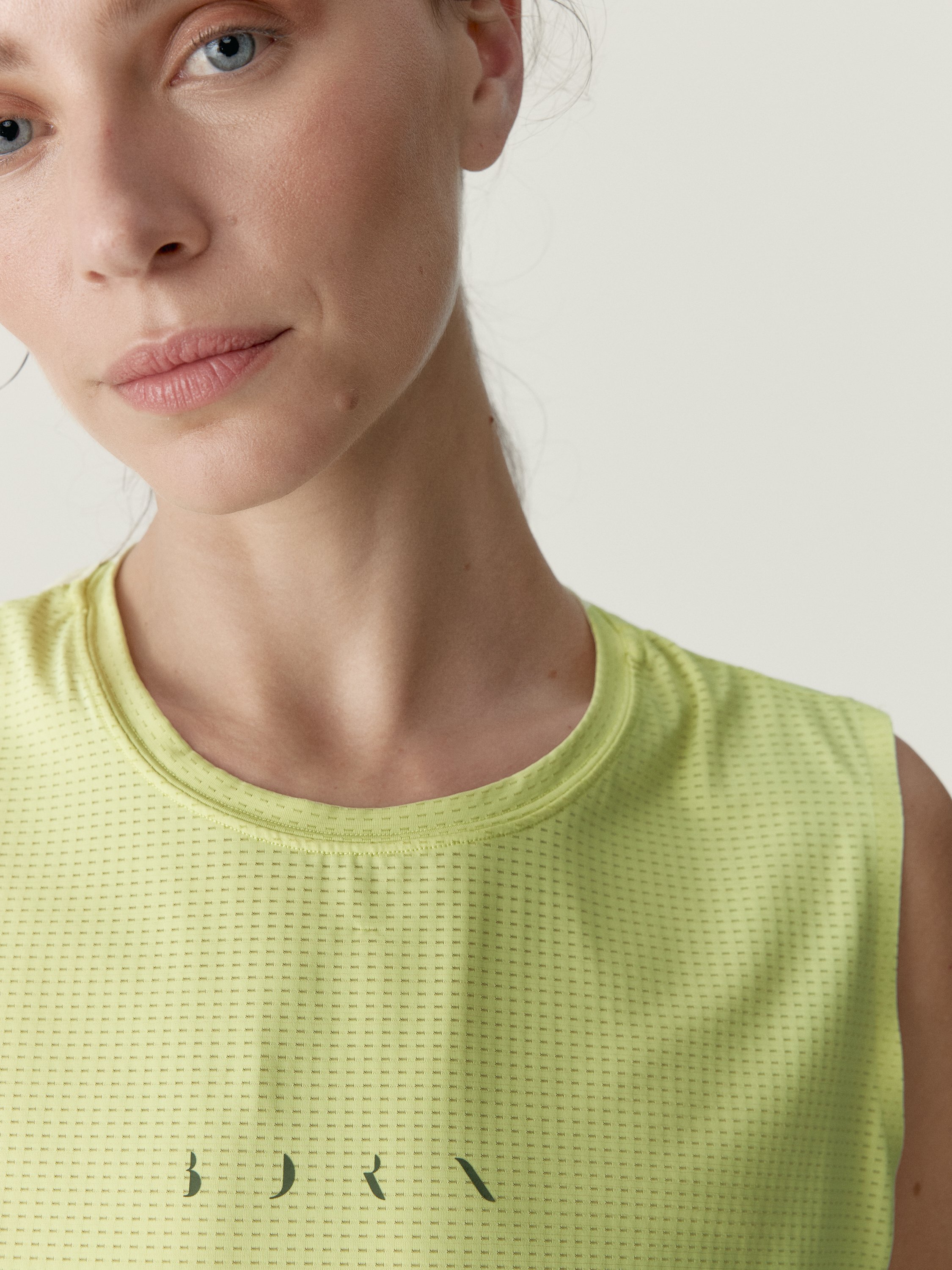 Women's running sports t-shirt by NYX Performance BORN Yellow