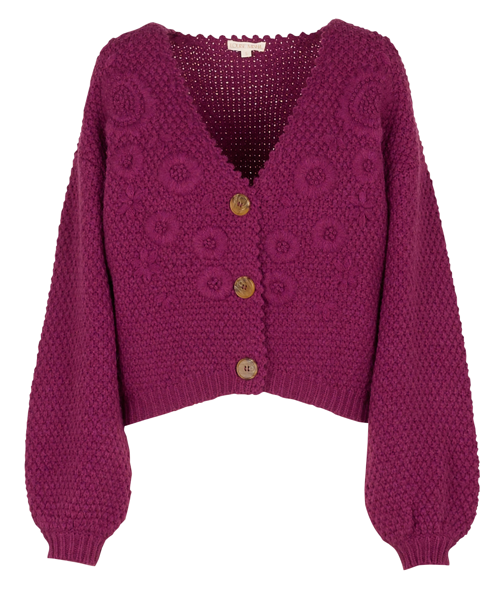 Vest met sjaalkraag LOUISE MISHA Rood
