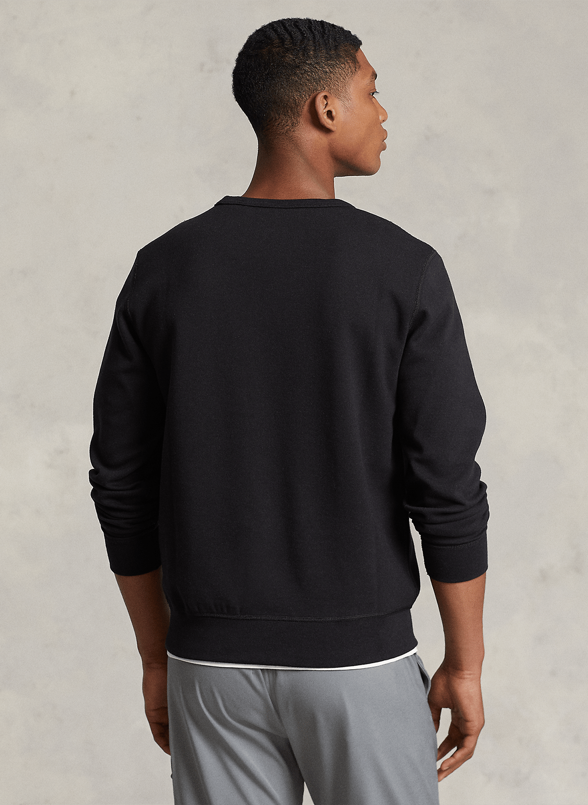 Sweatshirt mit eng anliegendem Ausschnitt und Sticklogo POLO RALPH LAUREN Schwarz