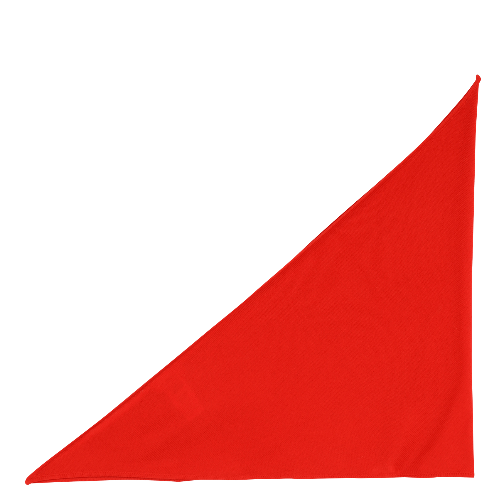 Driehoekige wollen sjaal COTELAC ACOTE Rood