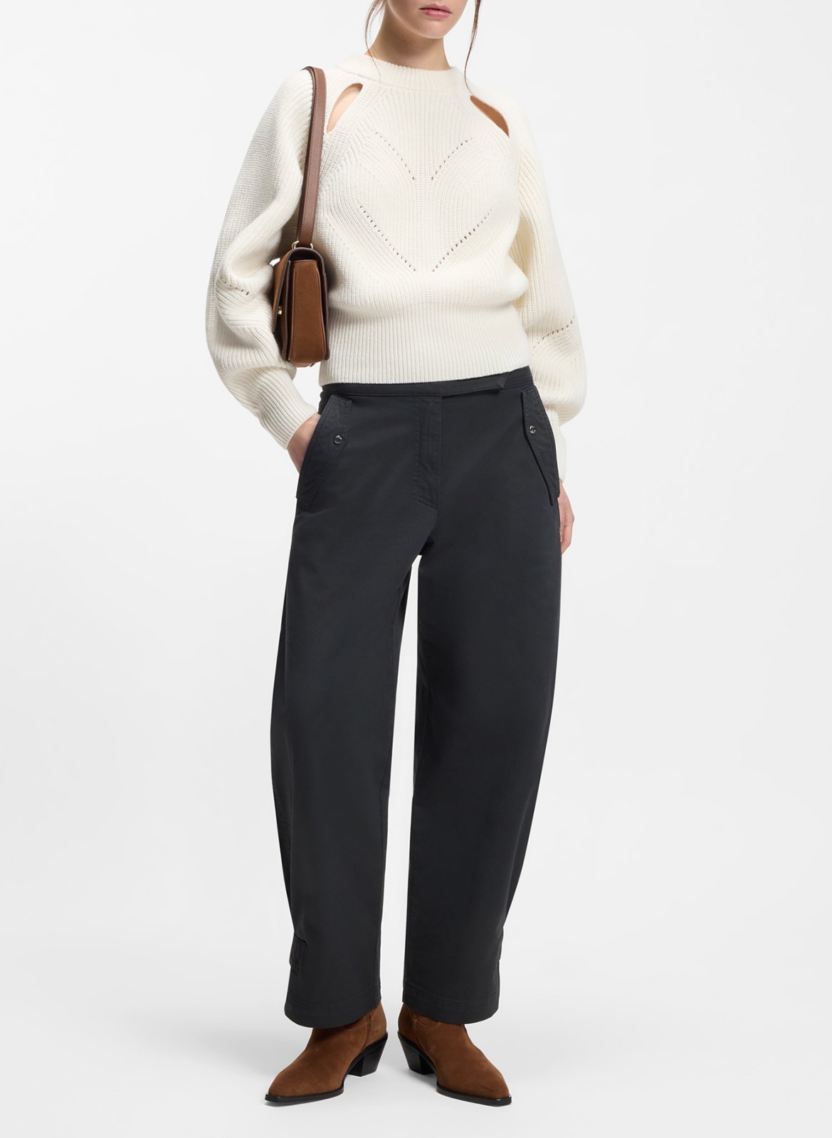 Alpaca wool sweater BOSS Beige