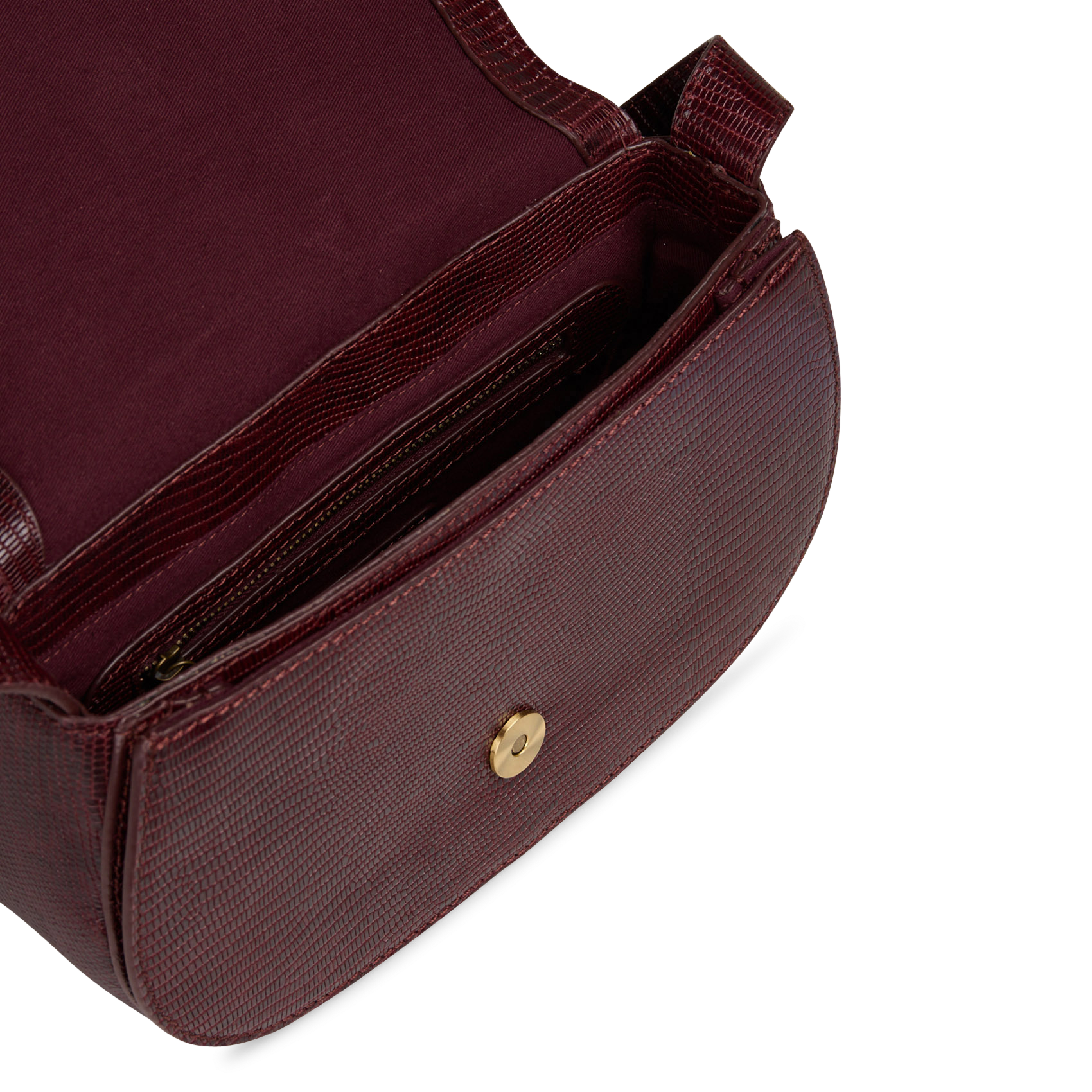 Bolso bandolera de piel MAISON 123 Rojo