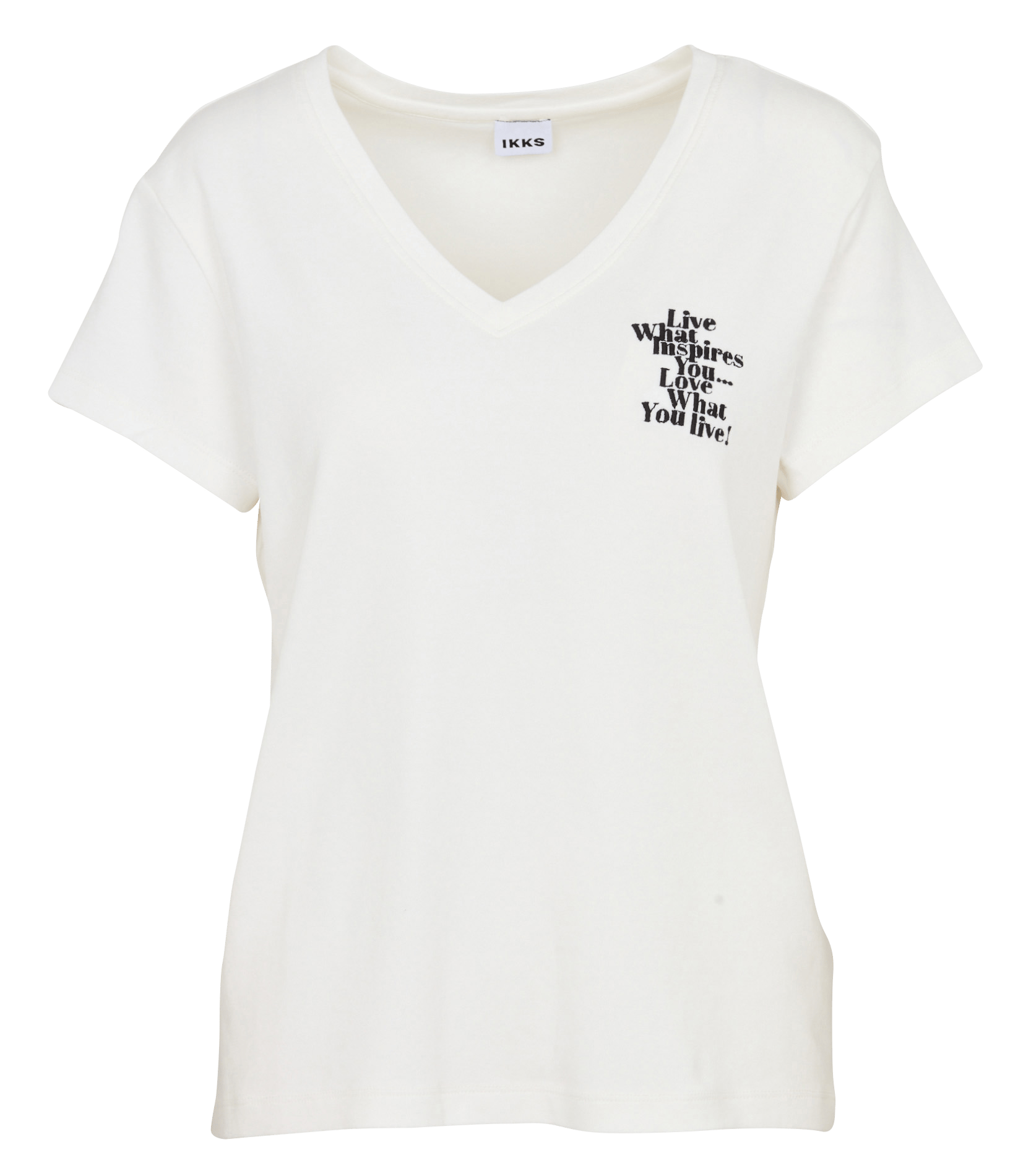 Mottled T-shirt IKKS White