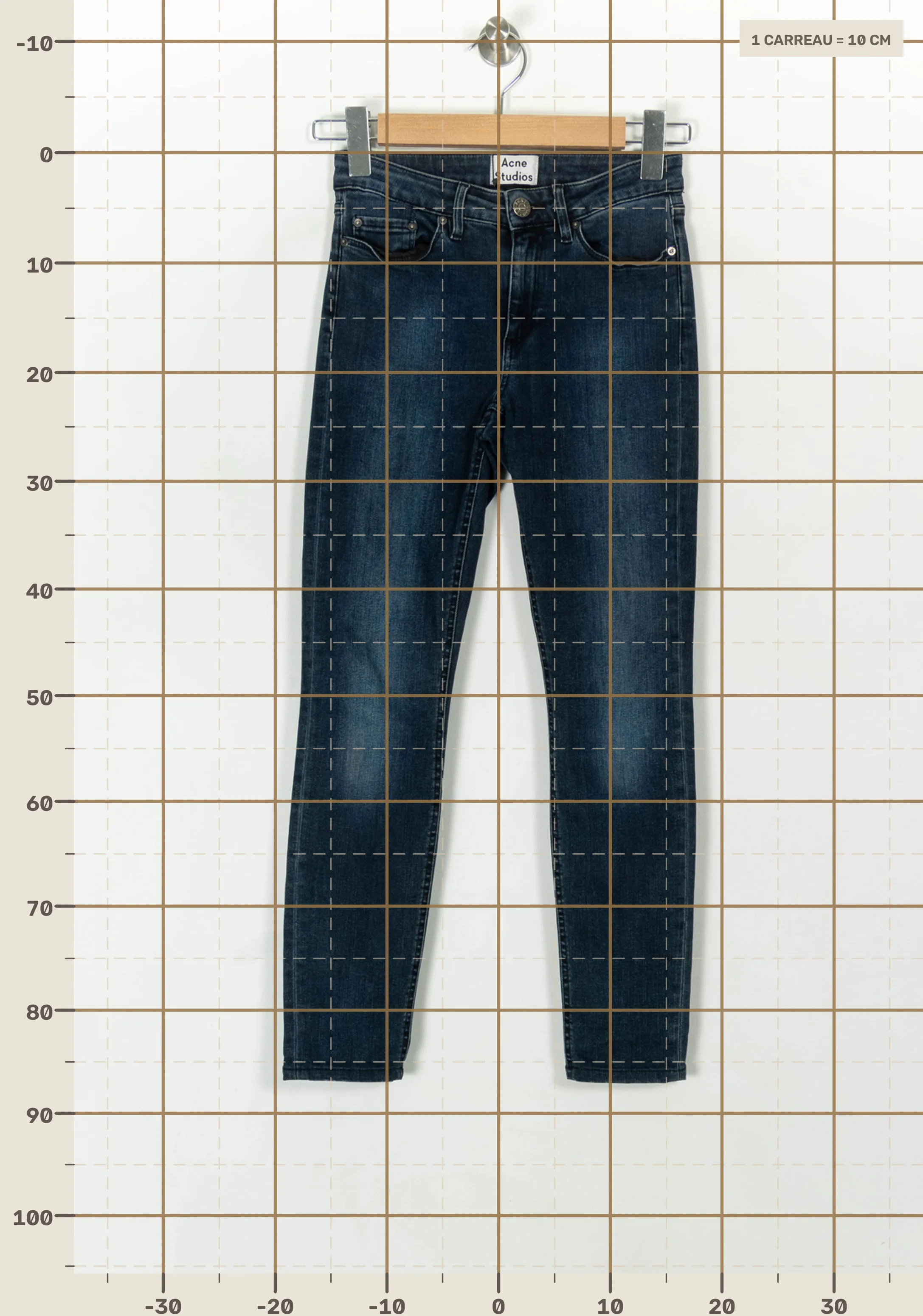 Jeans ACNE STUDIOS - Seconde Main Blue
