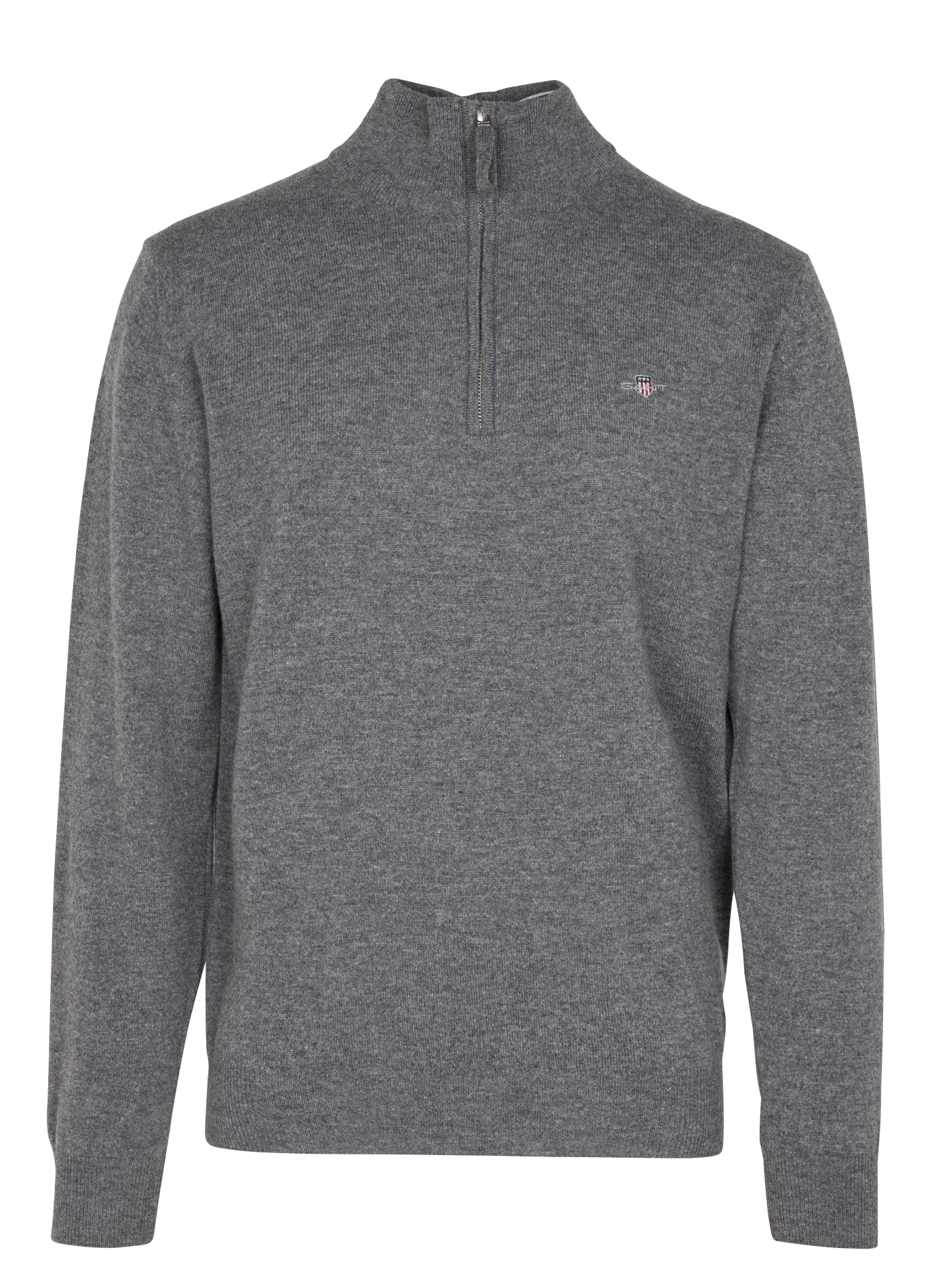 High-neck wool sweater with zip GANT