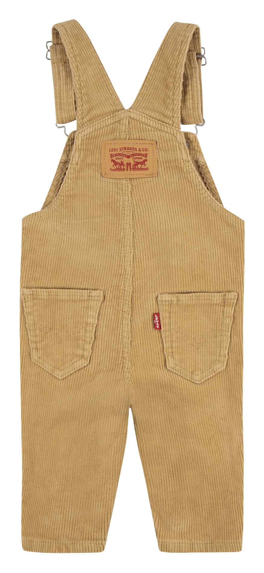 Salopette en coton côtelé mélangé LEVI'S KIDS Marron