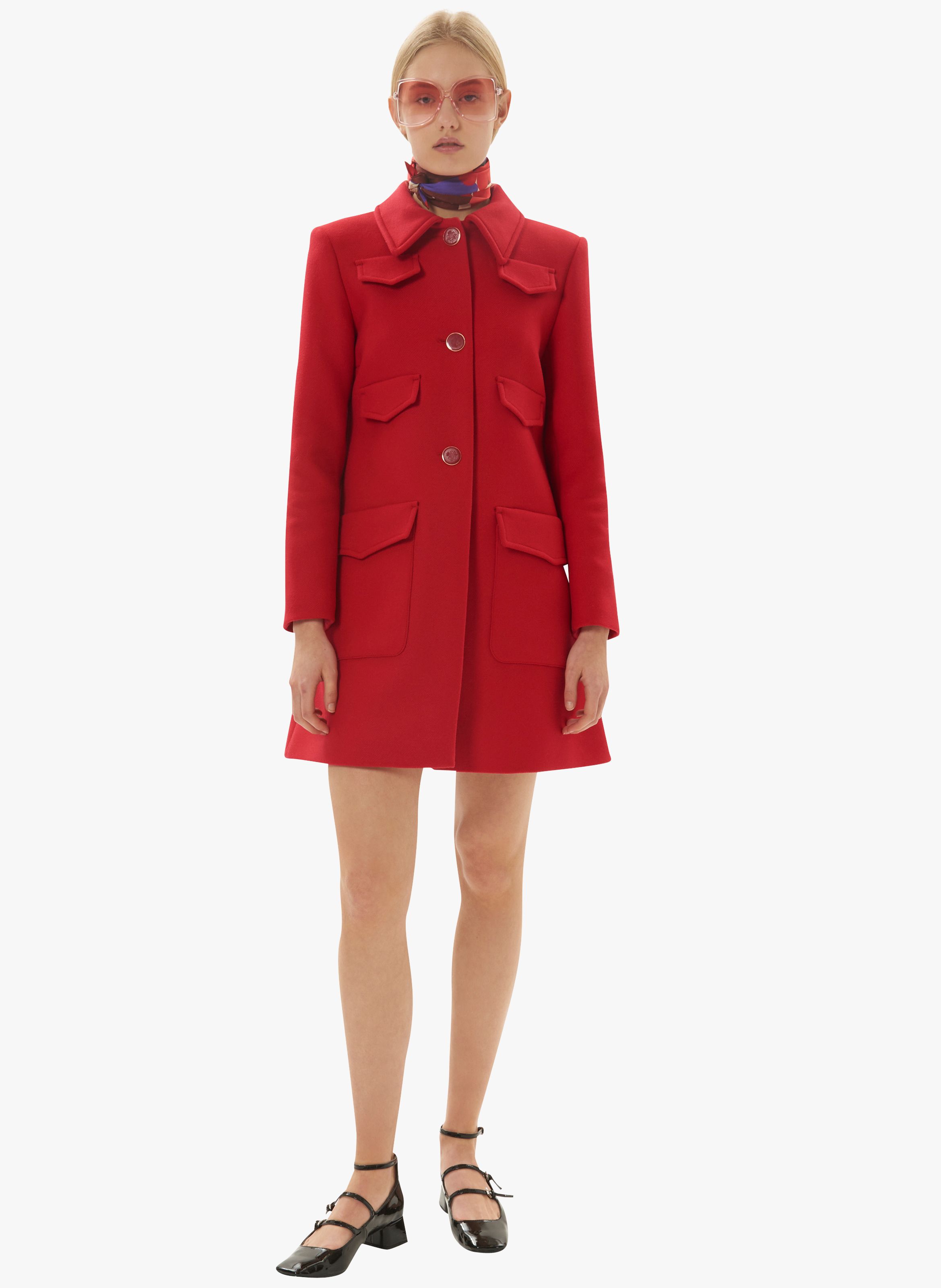 Manteau rouge tara jarmon new arrivals