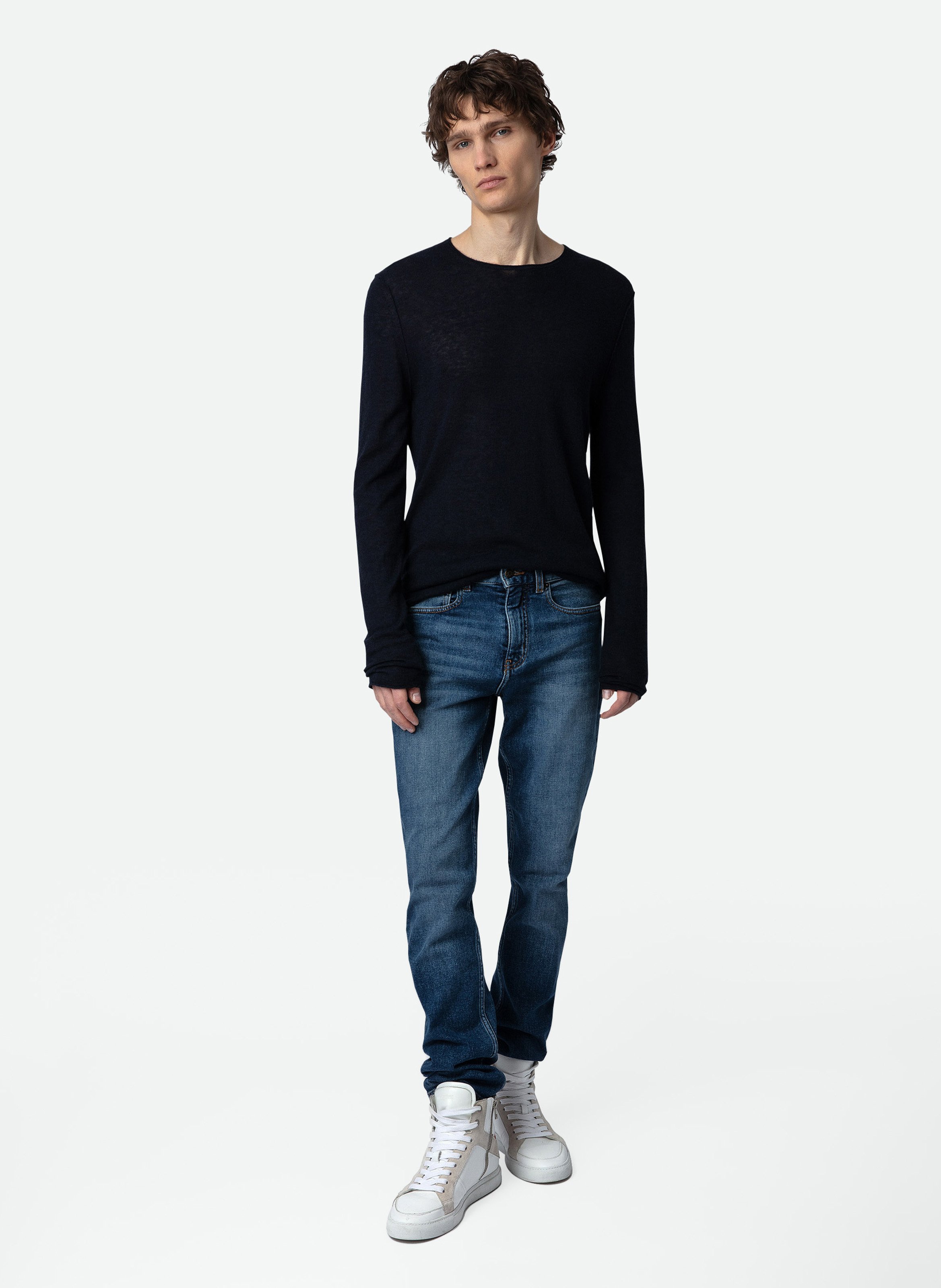 Pull droit en cachemire ZADIG&amp;VOLTAIRE Bleu