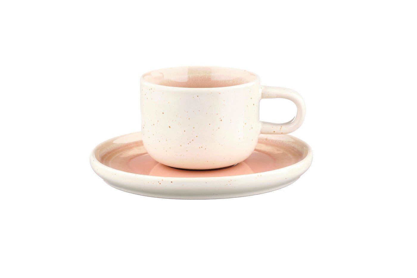 Oxygen 20 cl cup and saucer ø15 cm - 12 pieces - lovat green BJORN Pink