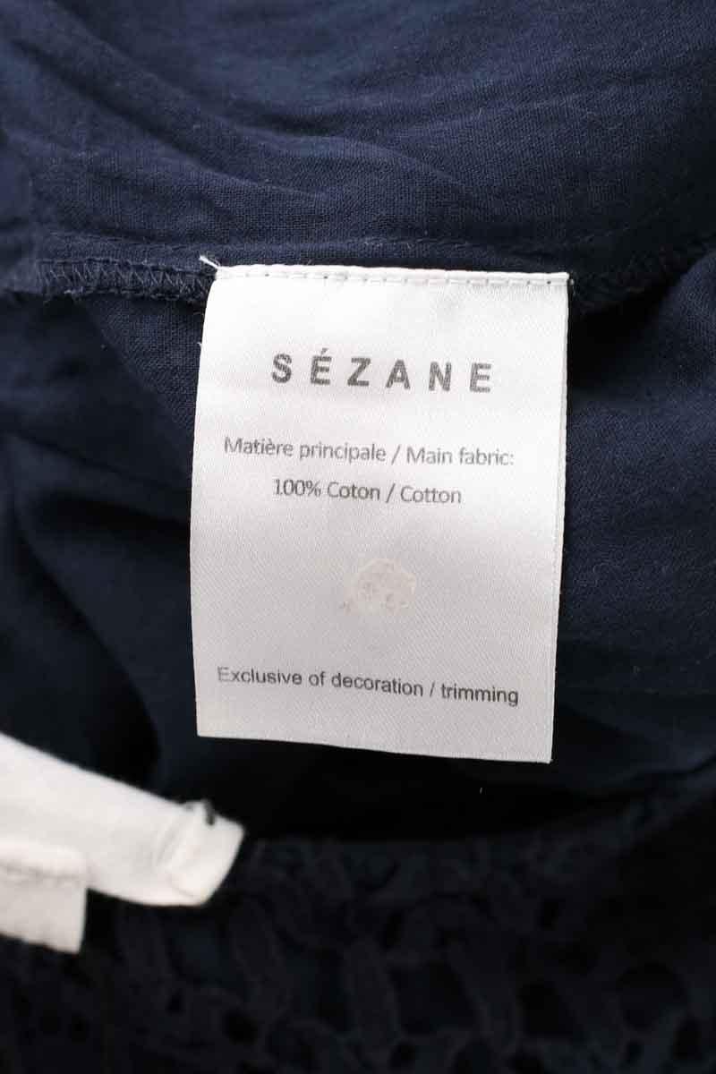 Lace blouse SEZANE - Seconde main Blue