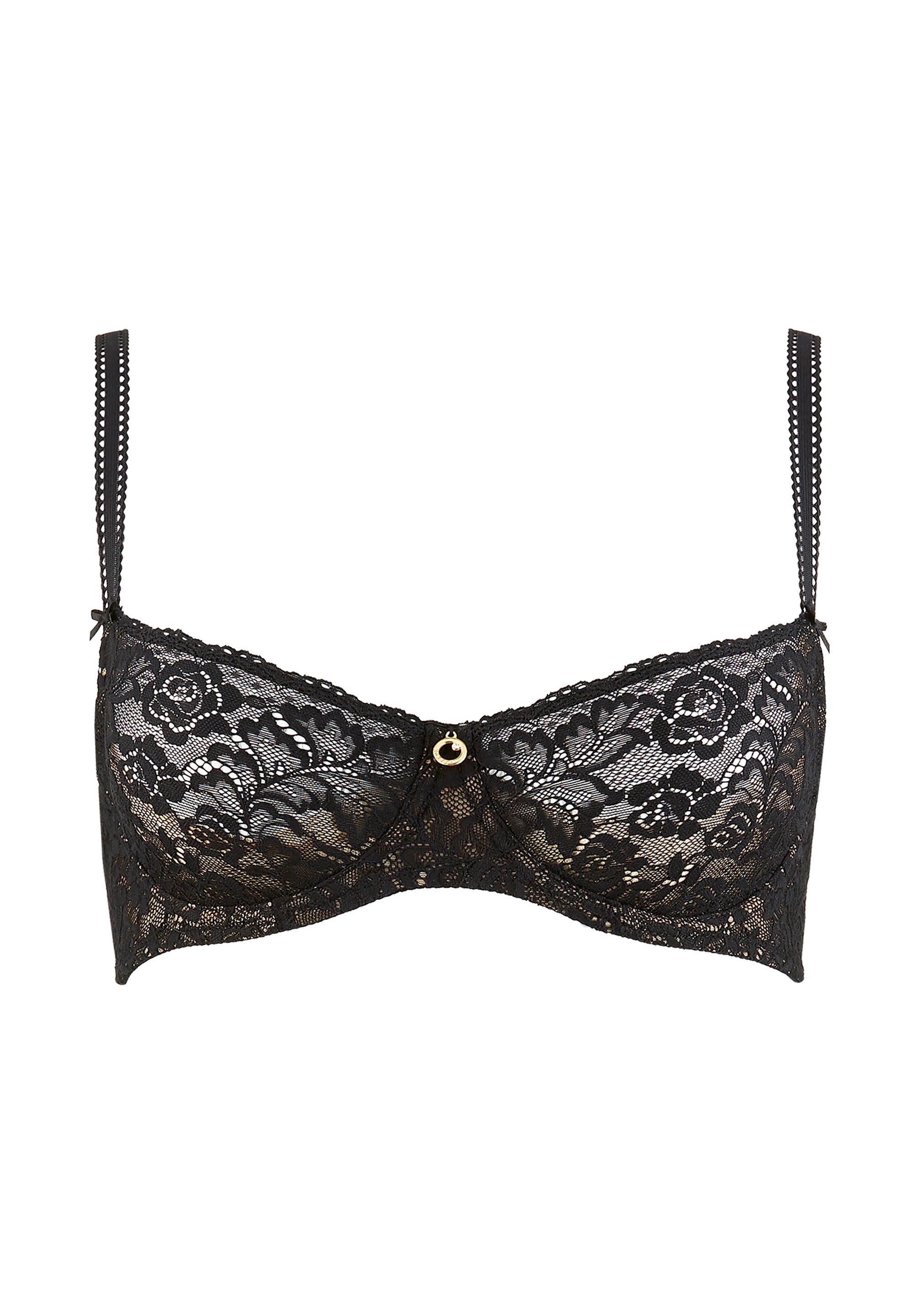 A Fleur De Toi demi-cup bra AUBADE Black