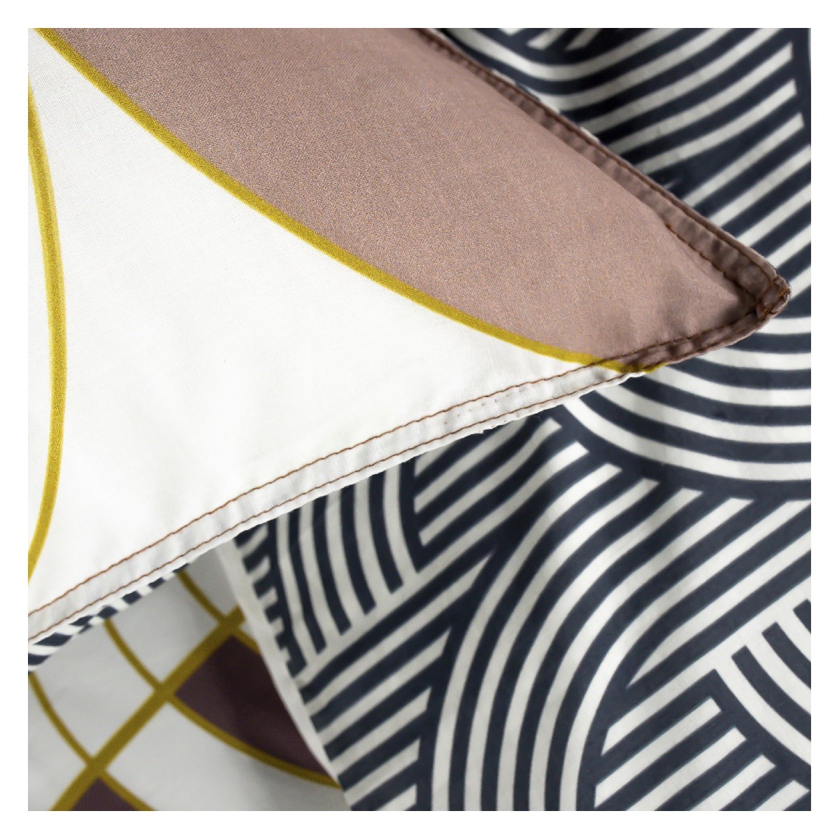 Printed cotton bedding set TODAY LINGE DE MAISON White