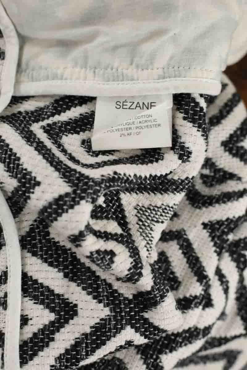 Cotton mini skirt SEZANE - Seconde main White