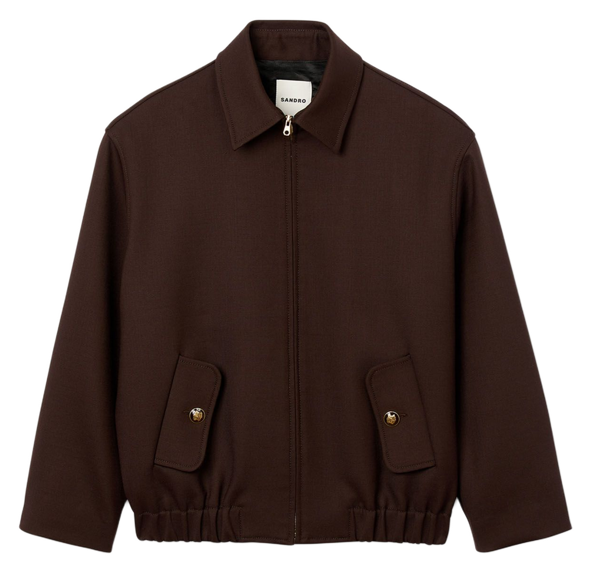 Korte effen ritsjas SANDRO Bruin