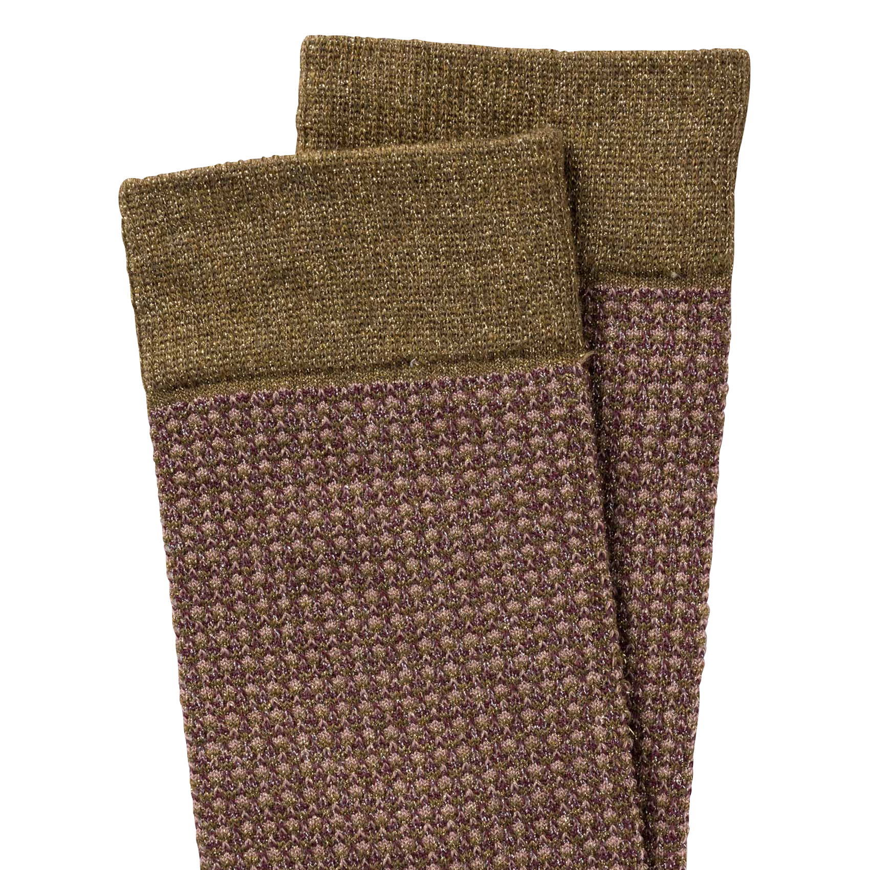 Socken mit Glanz-Effekt ROYALTIES Khaki