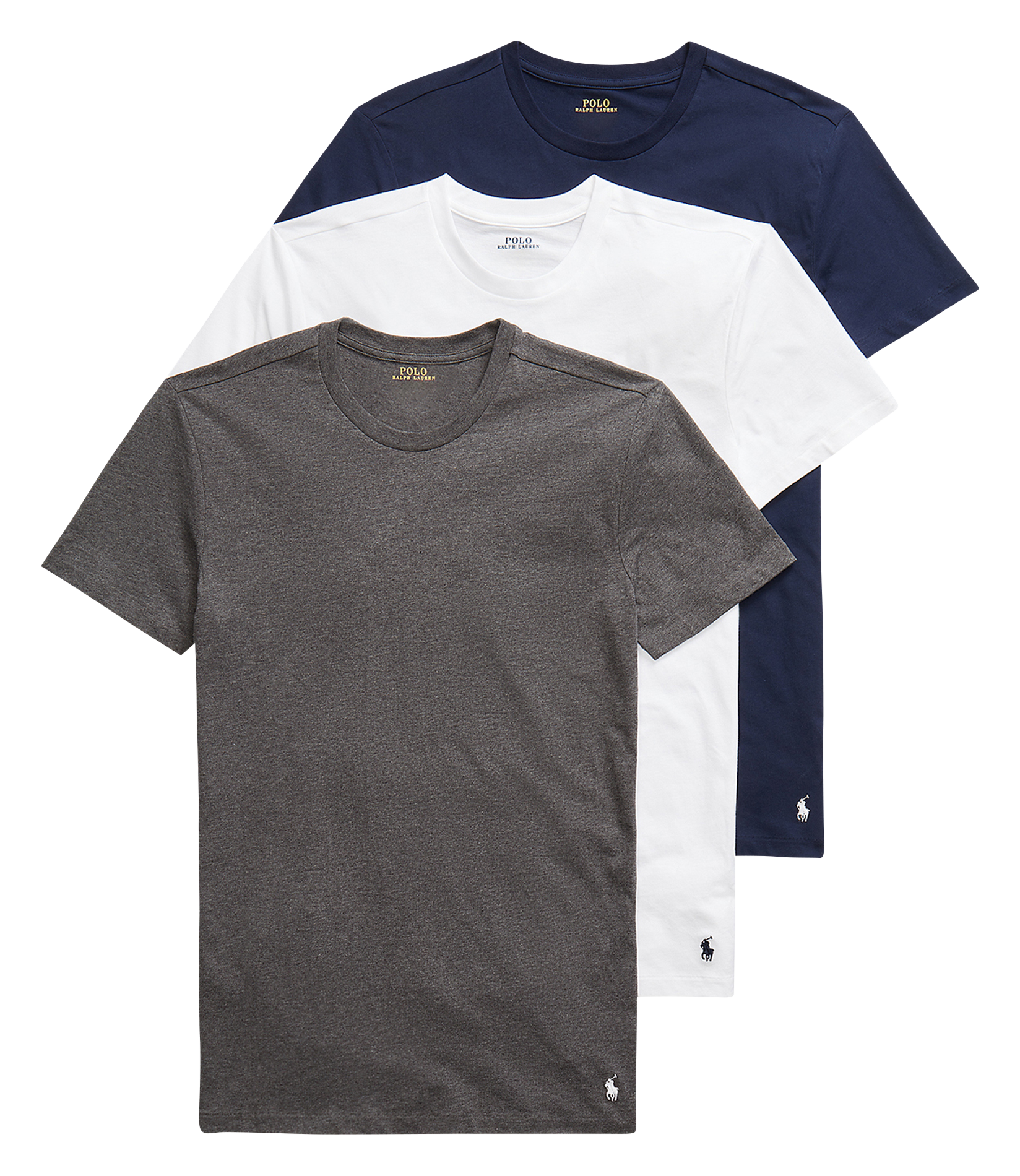 Tee-shirt col rond en coton POLO RALPH LAUREN Multicolore