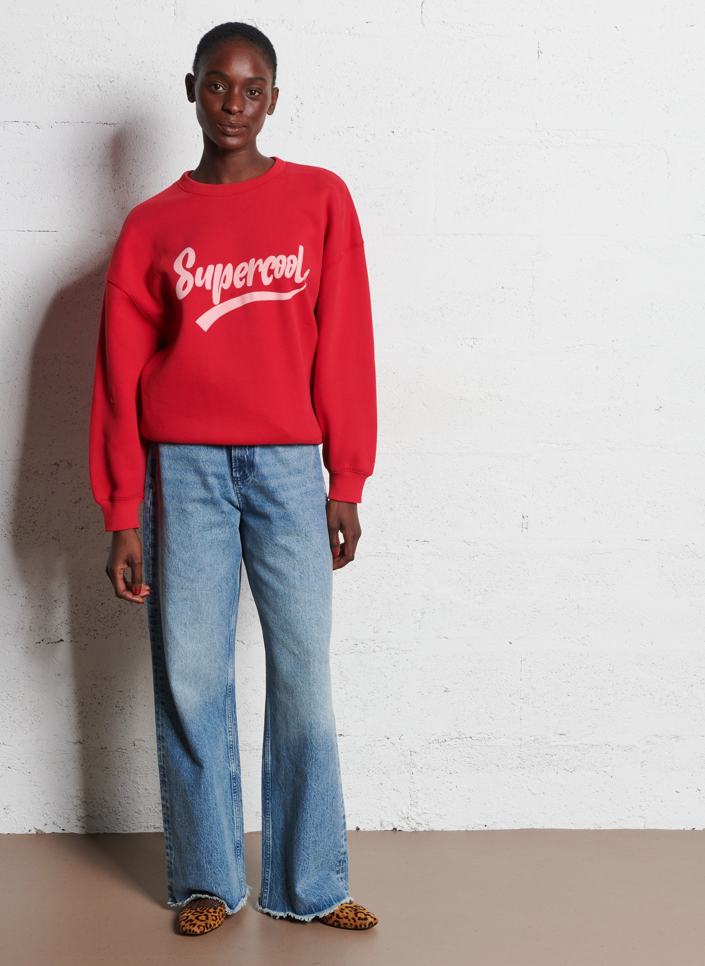 Jaguar - Sweatshirt mit Rundhalsausschnitt BERENICE Rot