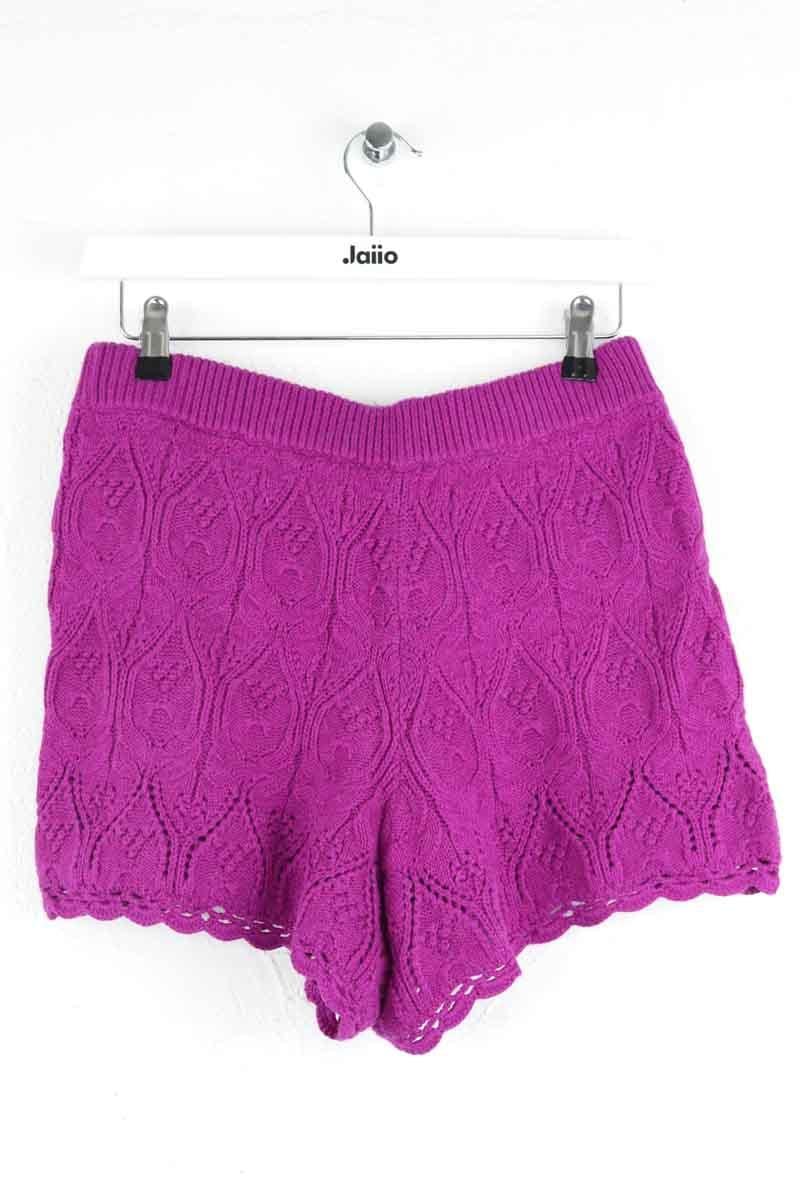 Cotton mini shorts SEZANE - Seconde main Purple