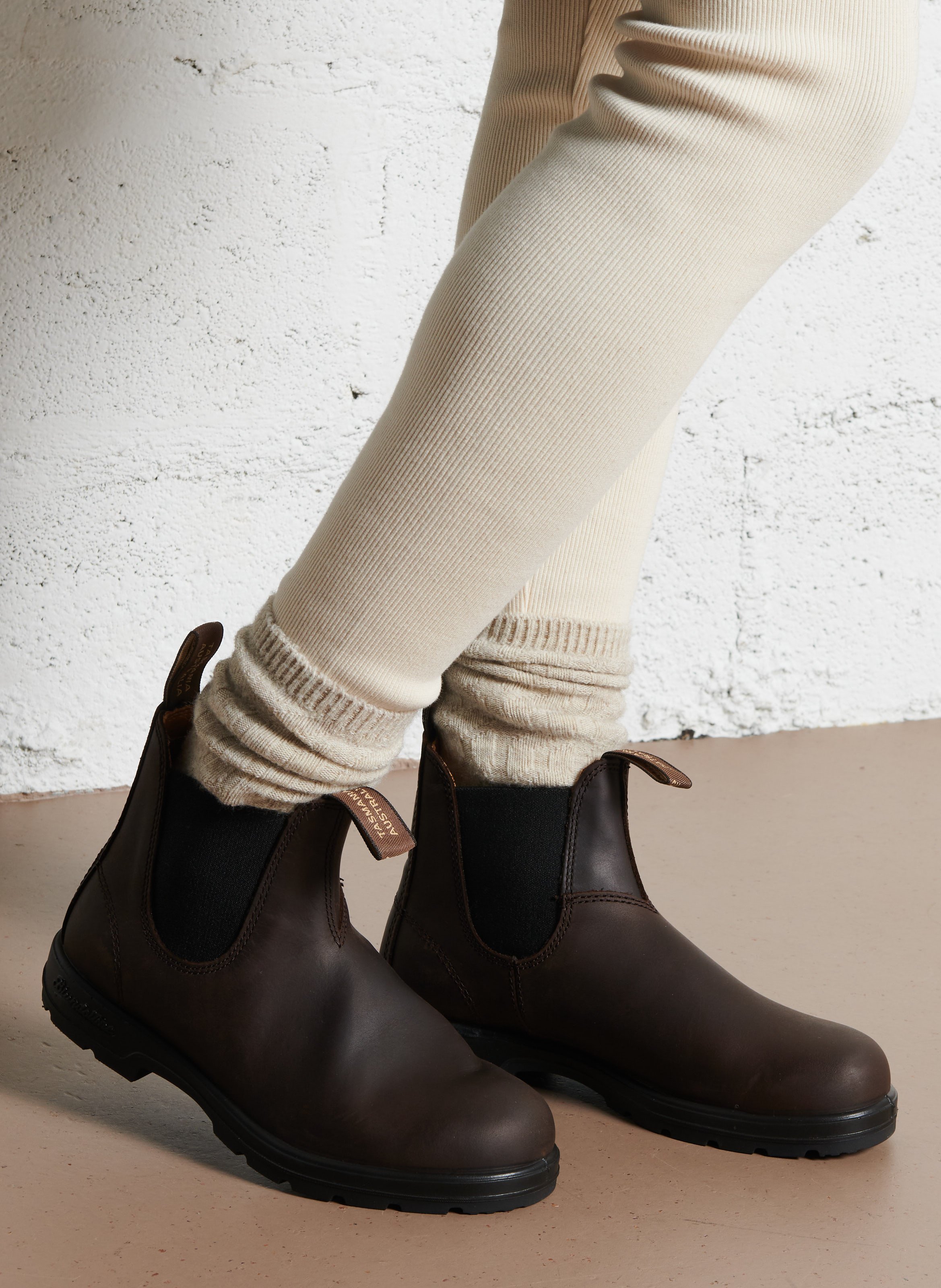 Bianca leather ankle boots BLUNDSTONE Brown