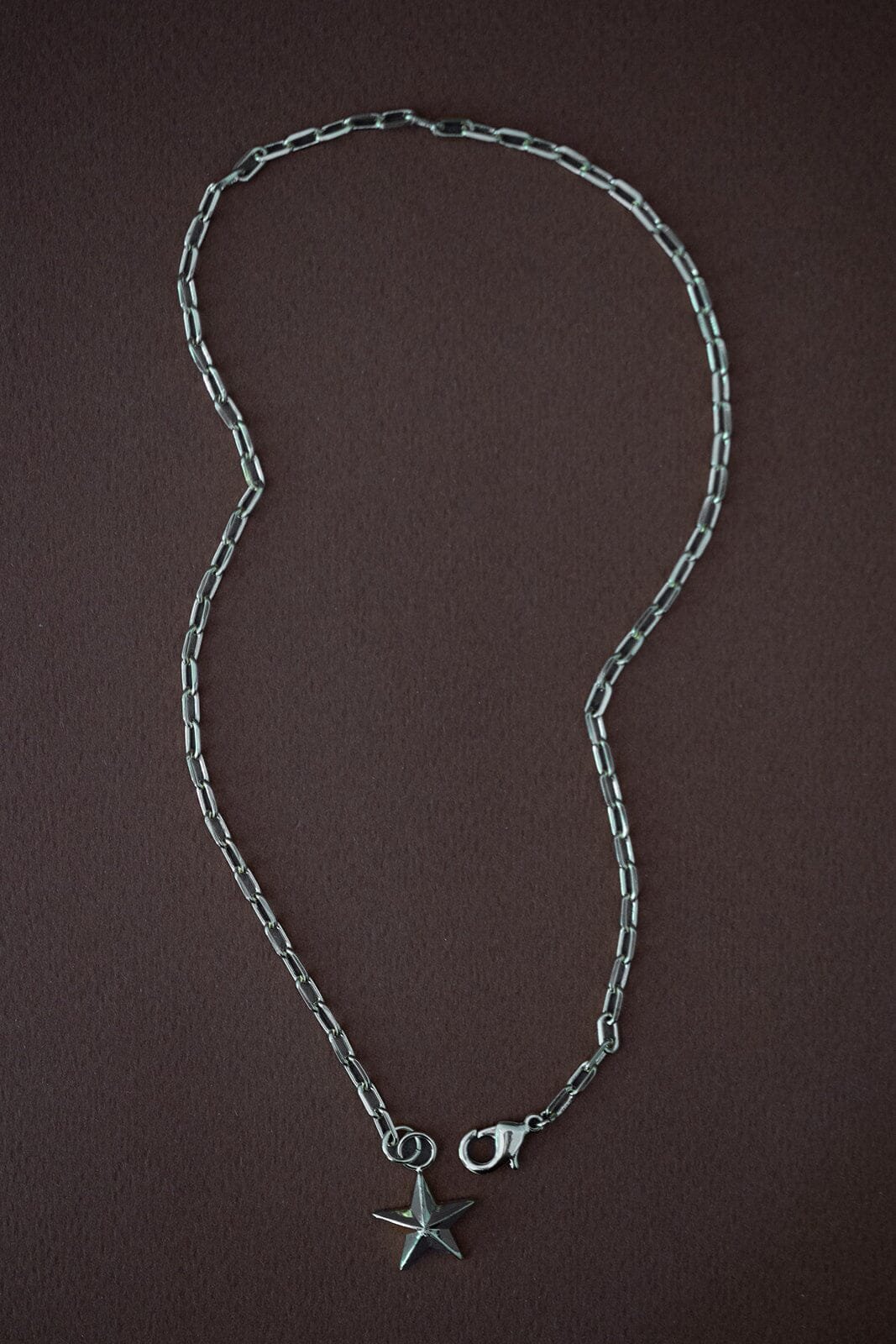 Maxi silver-plated star necklace MONSIEUR SIMONE Silver