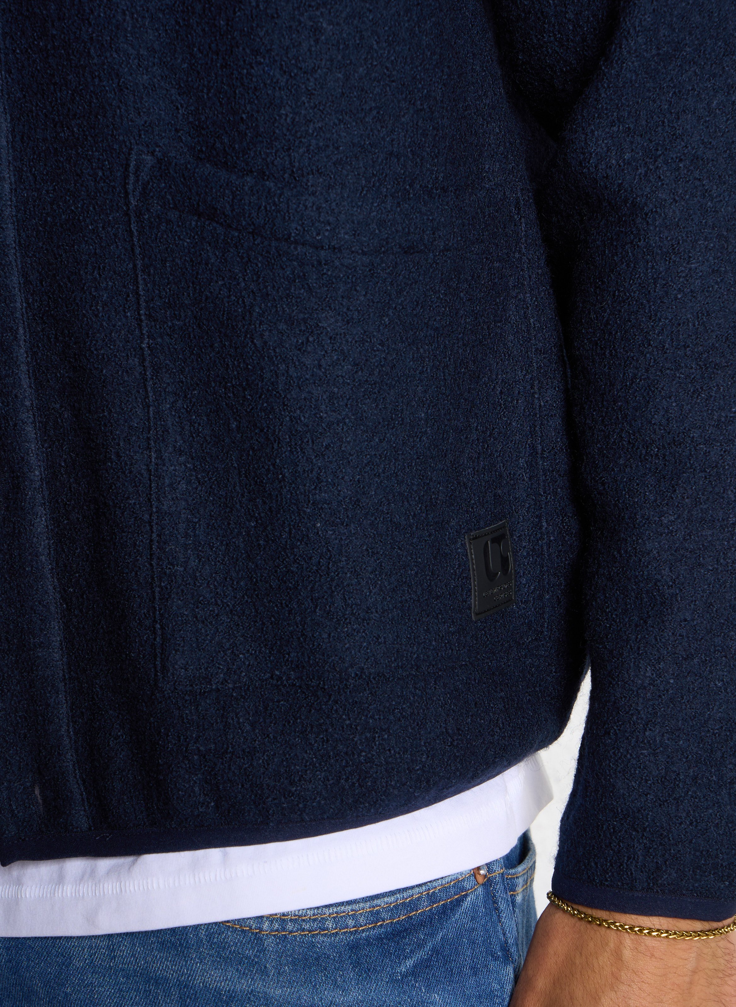 Gilet oversize scollo a V LE TEMPS DES CERISES Blu