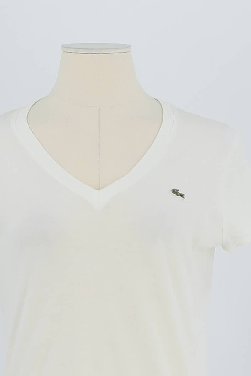 T-shirt LACOSTE - SECONDE MAIN White