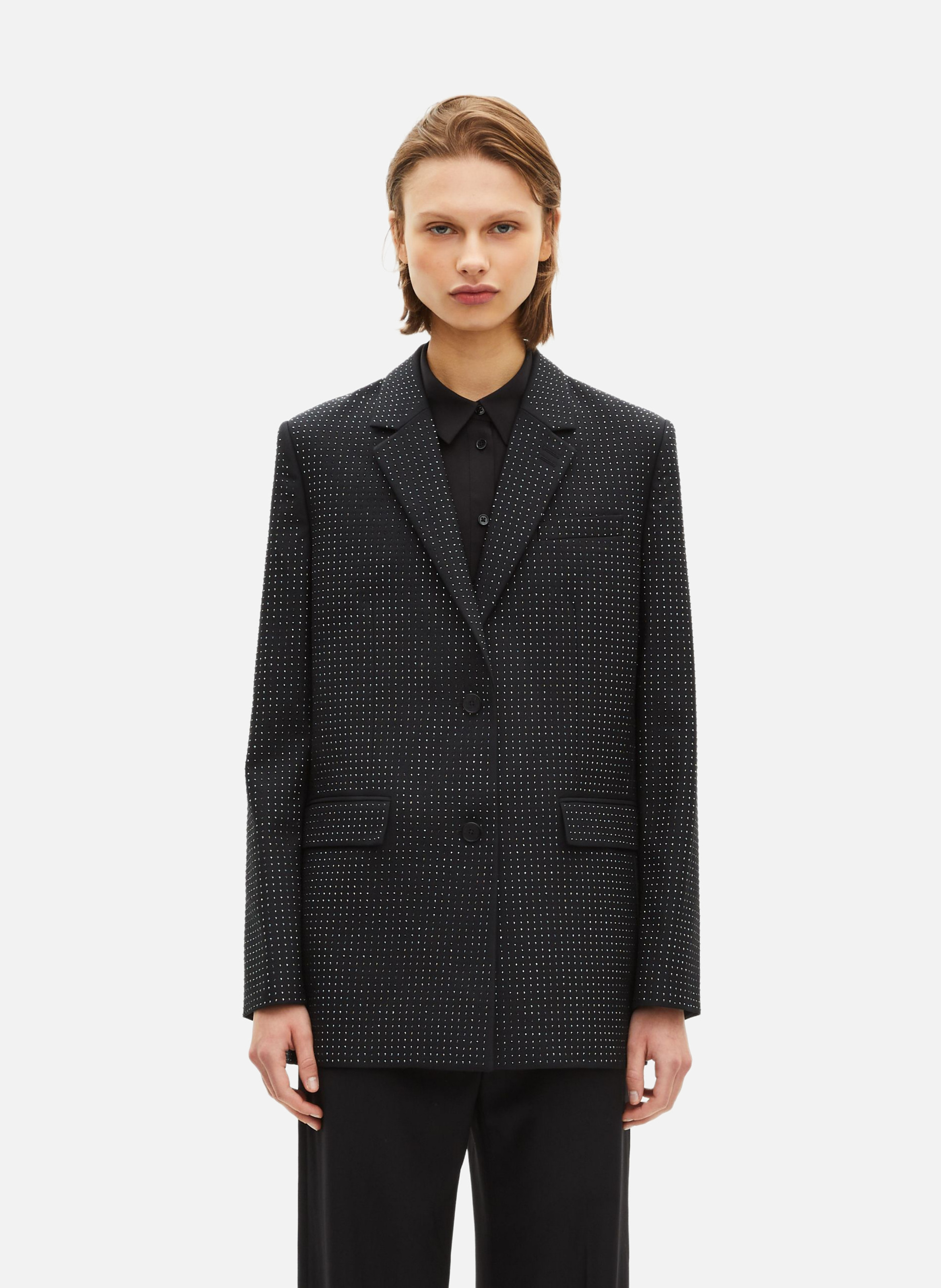 Diamanté jacket THE KOOPLES Black