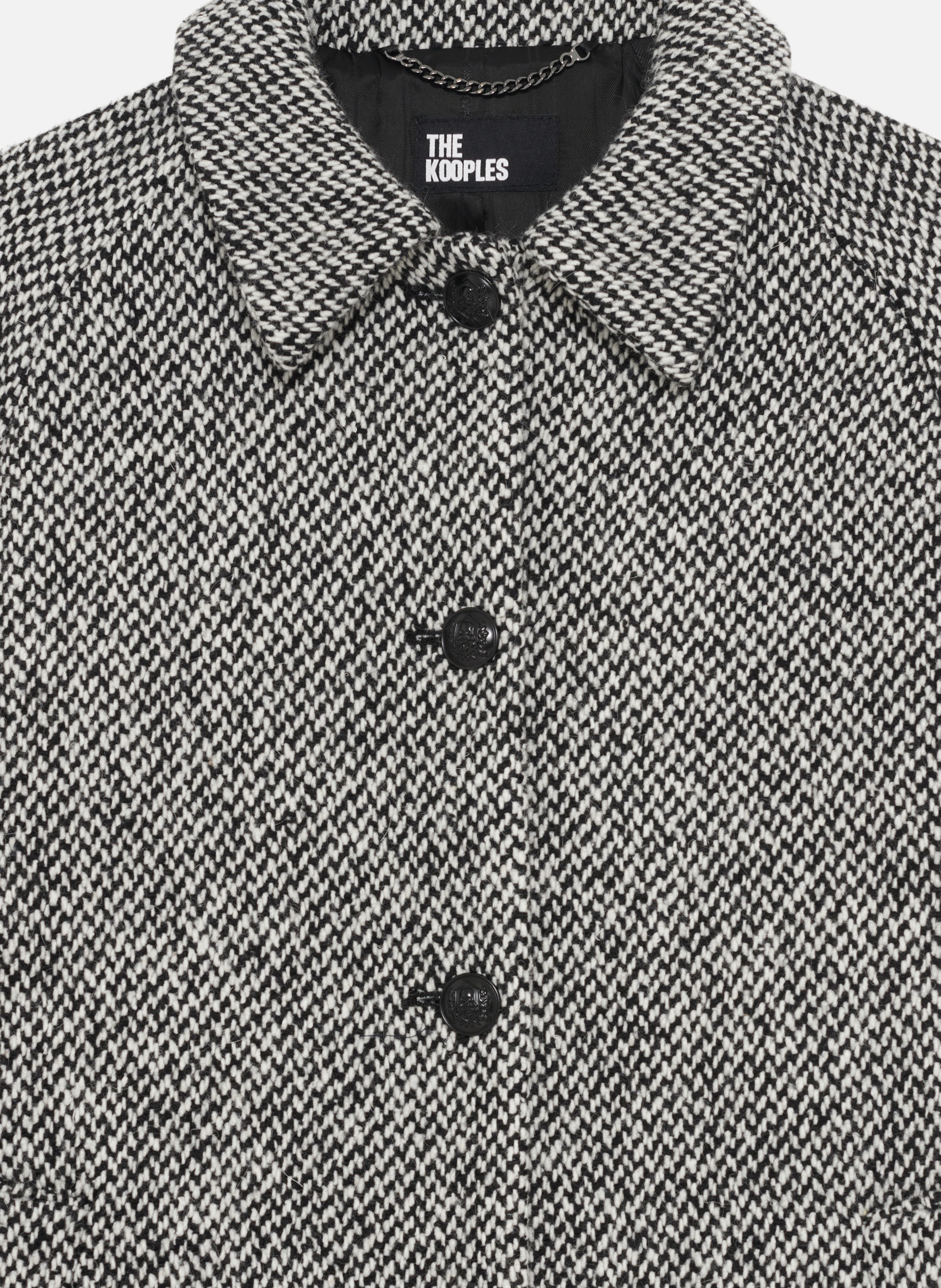 Long coat with graphic pattern THE KOOPLES White