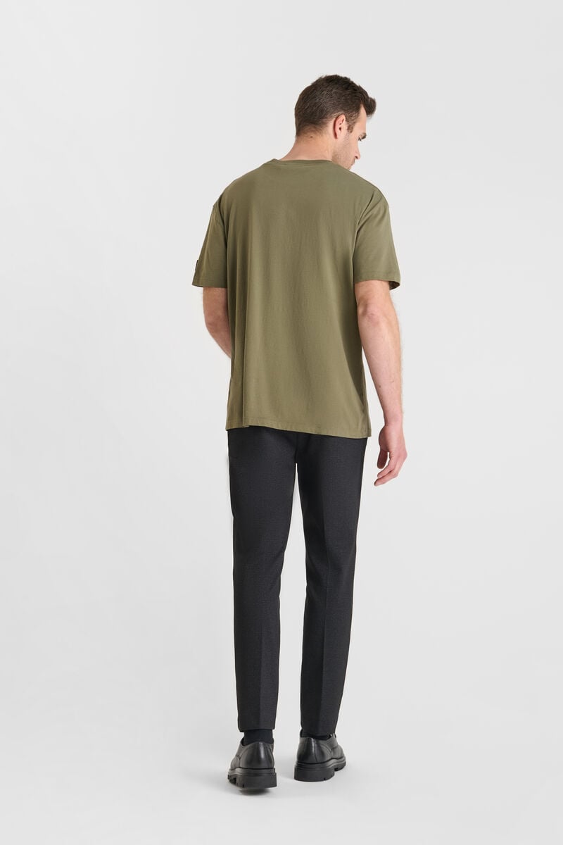 Tommy Badge T-shirt LE TEMPS DES CERISES Khaki