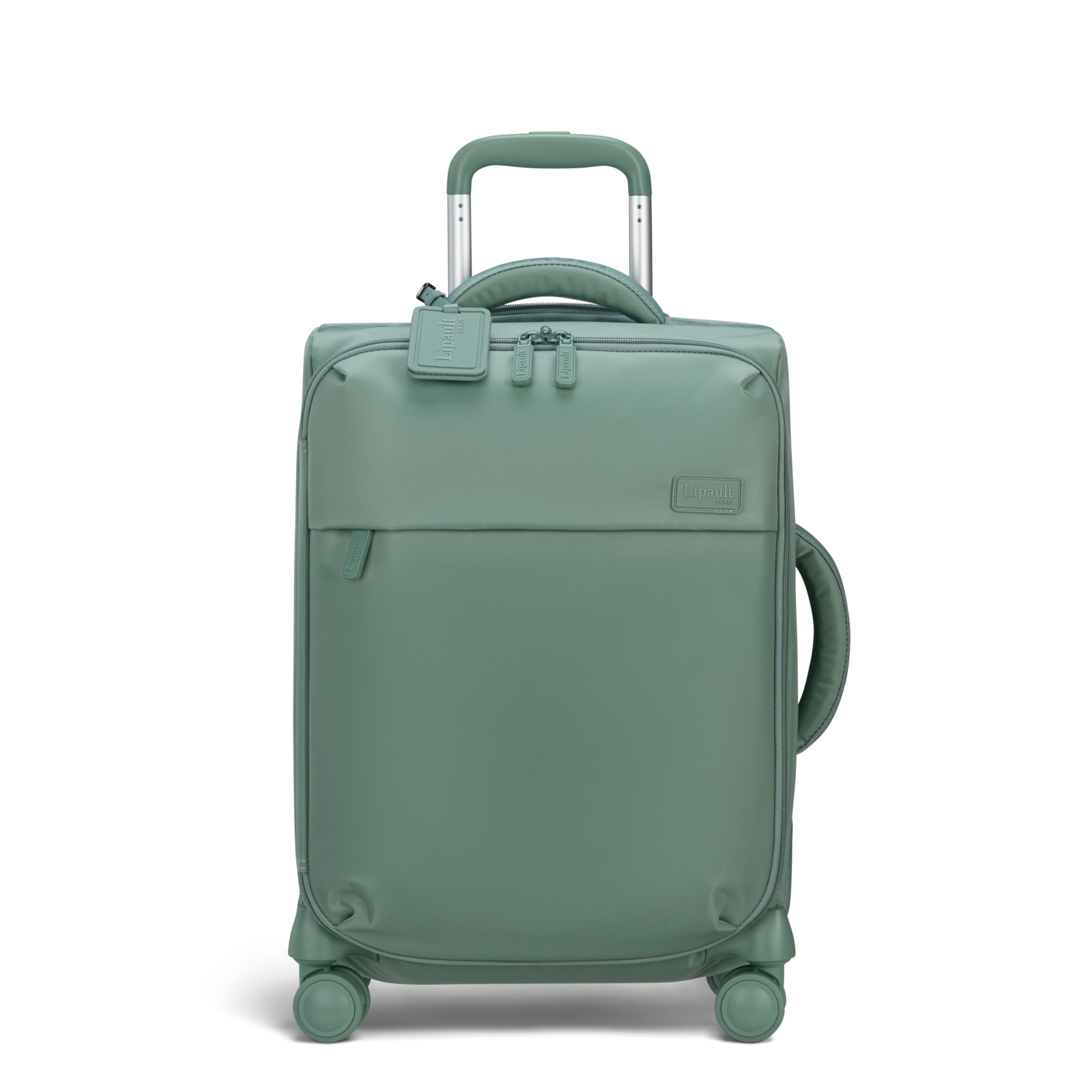 Feather suitcase 4 wheels size S LIPAULT Green