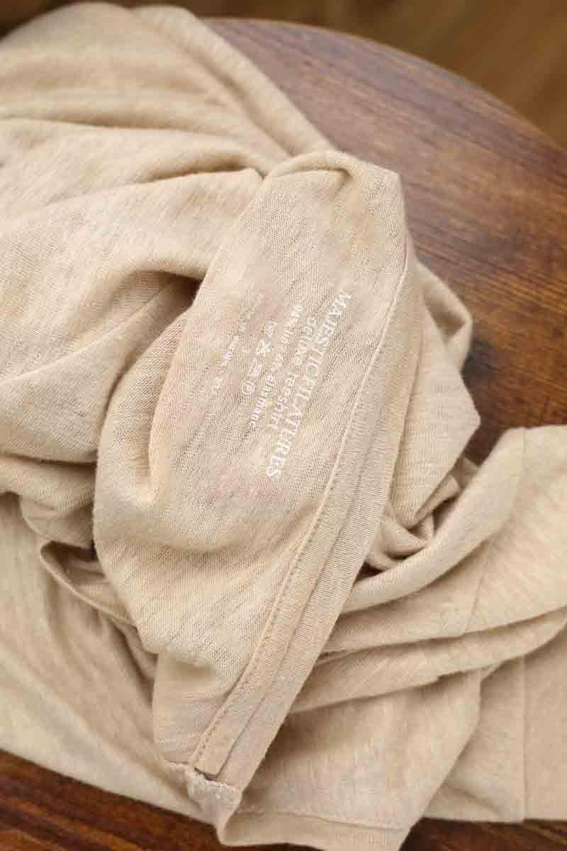 T-shirt MAJESTIC FILATURES - SECONDE MAIN Beige