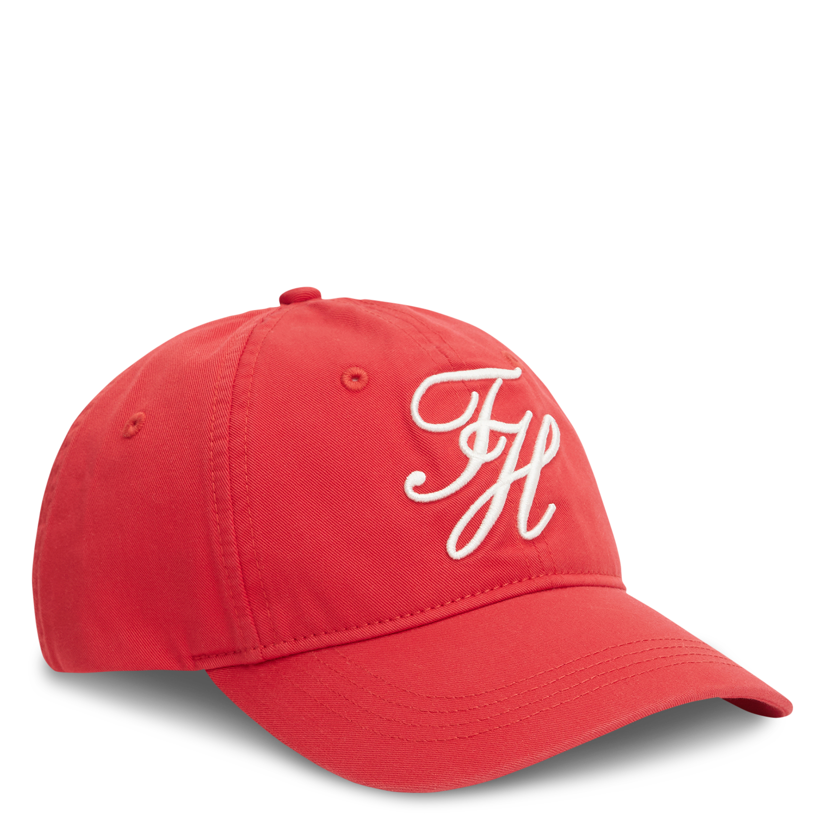 Bio-Baumwollkappe mit Stickerei TOMMY HILFIGER Rot