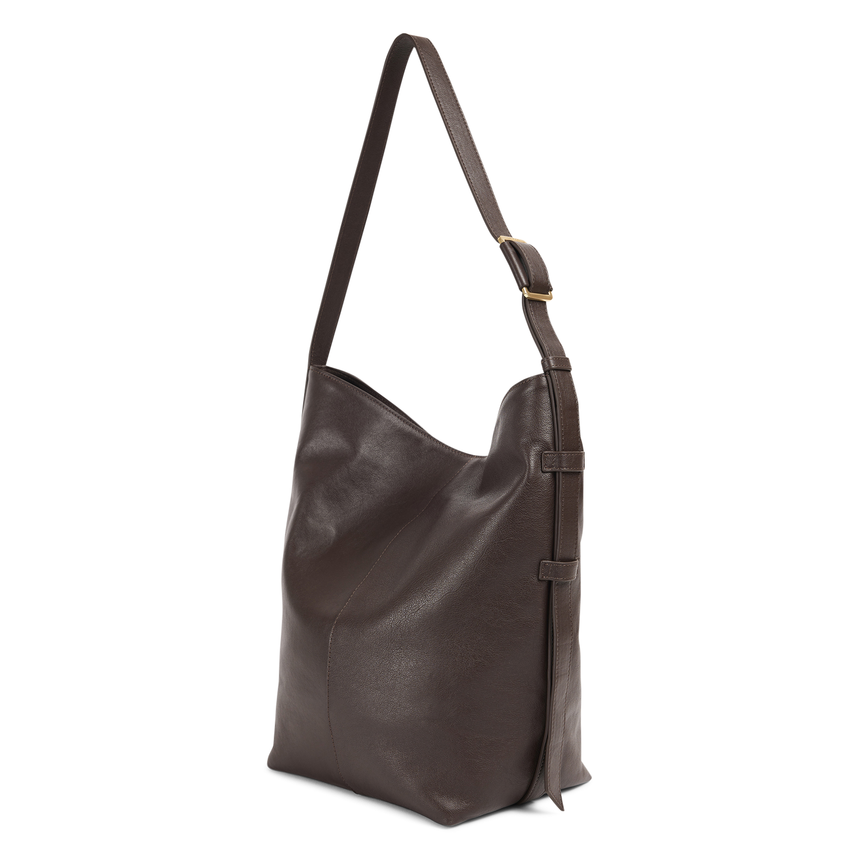 Sac seau en cuir NAT & NIN Marron