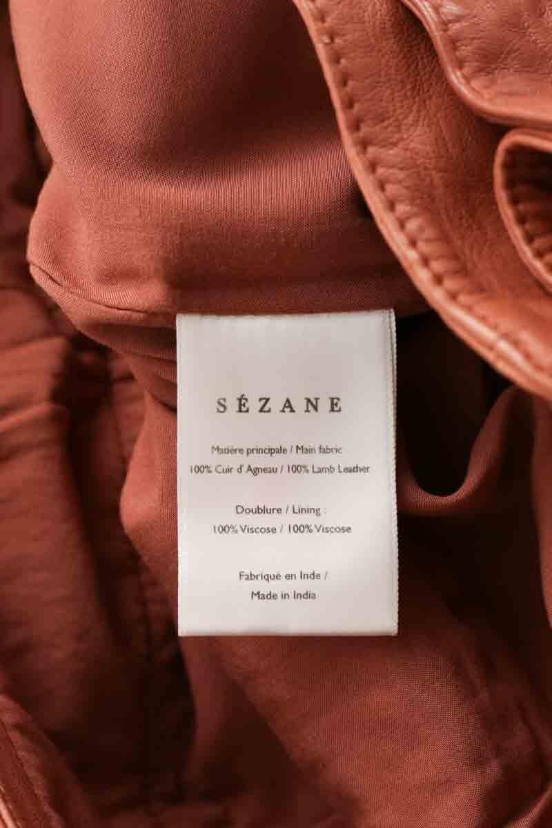 Carrot trousers SEZANE - Seconde main Brown