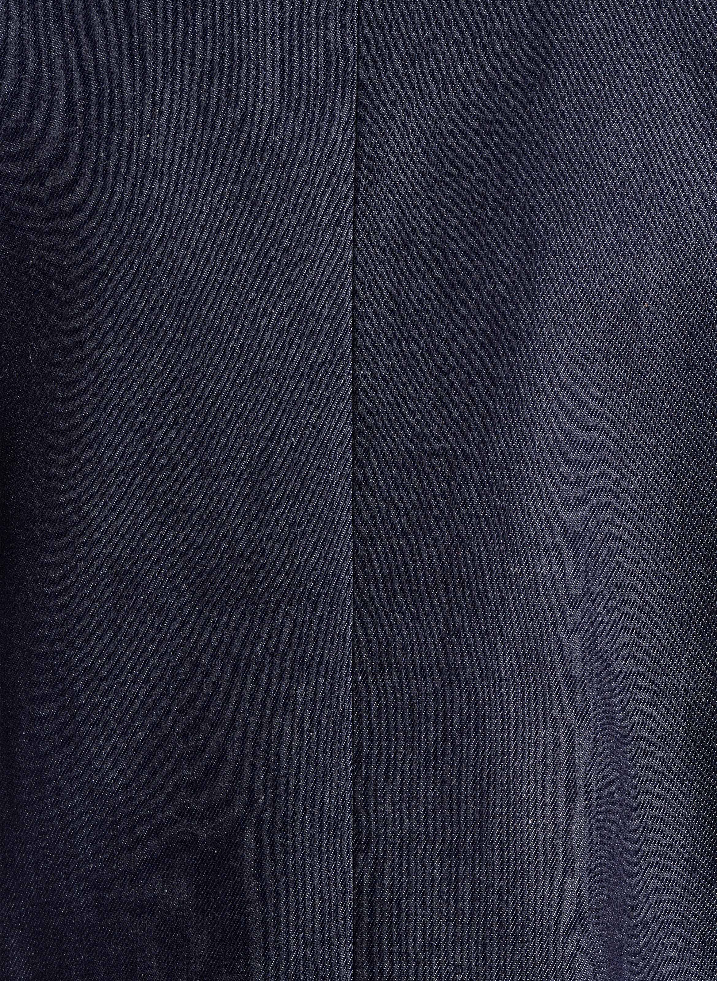 Cotton-blend cropped denim jacket LA FEE MARABOUTEE Blue