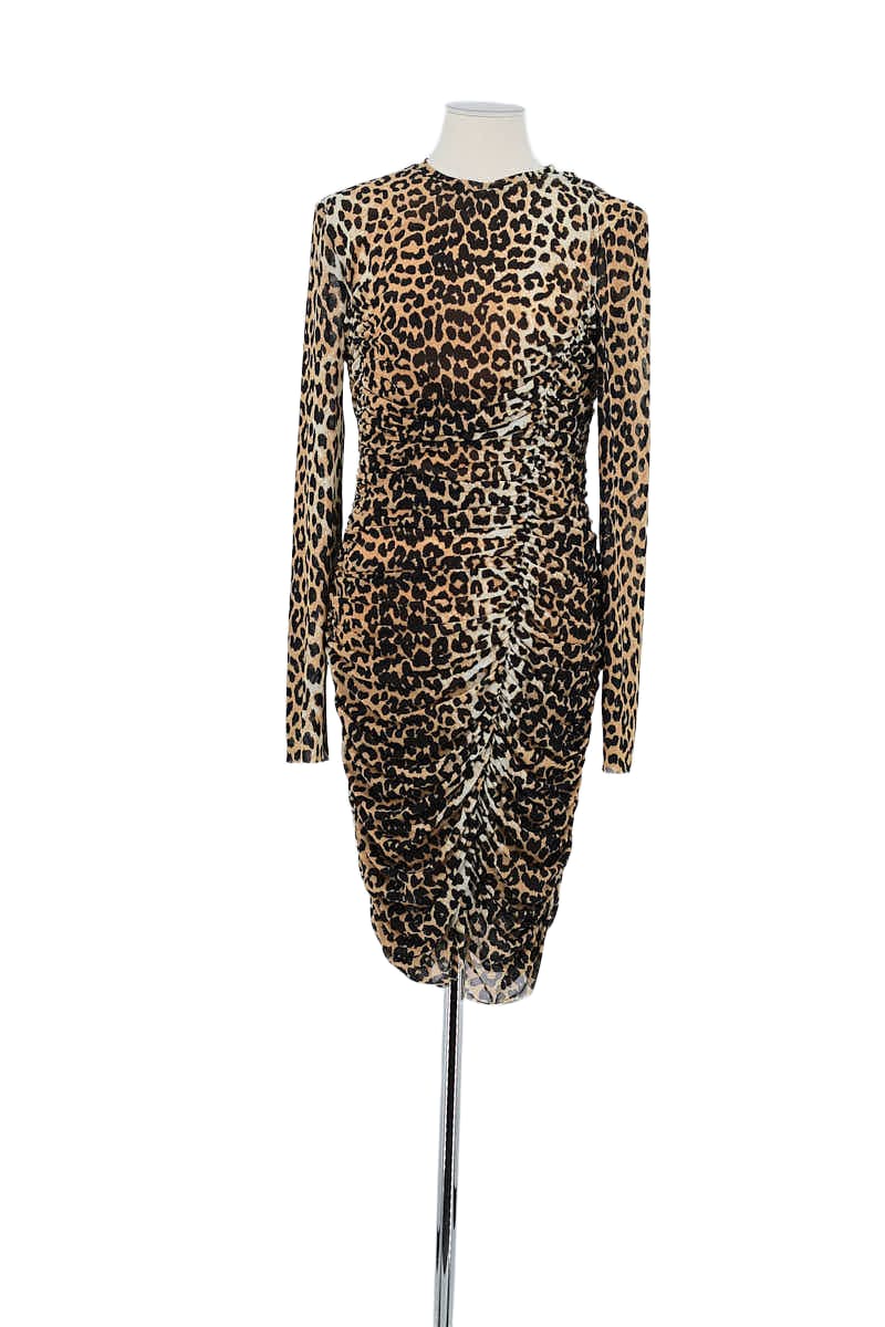 Robe GANNI - Seconde Main Marron