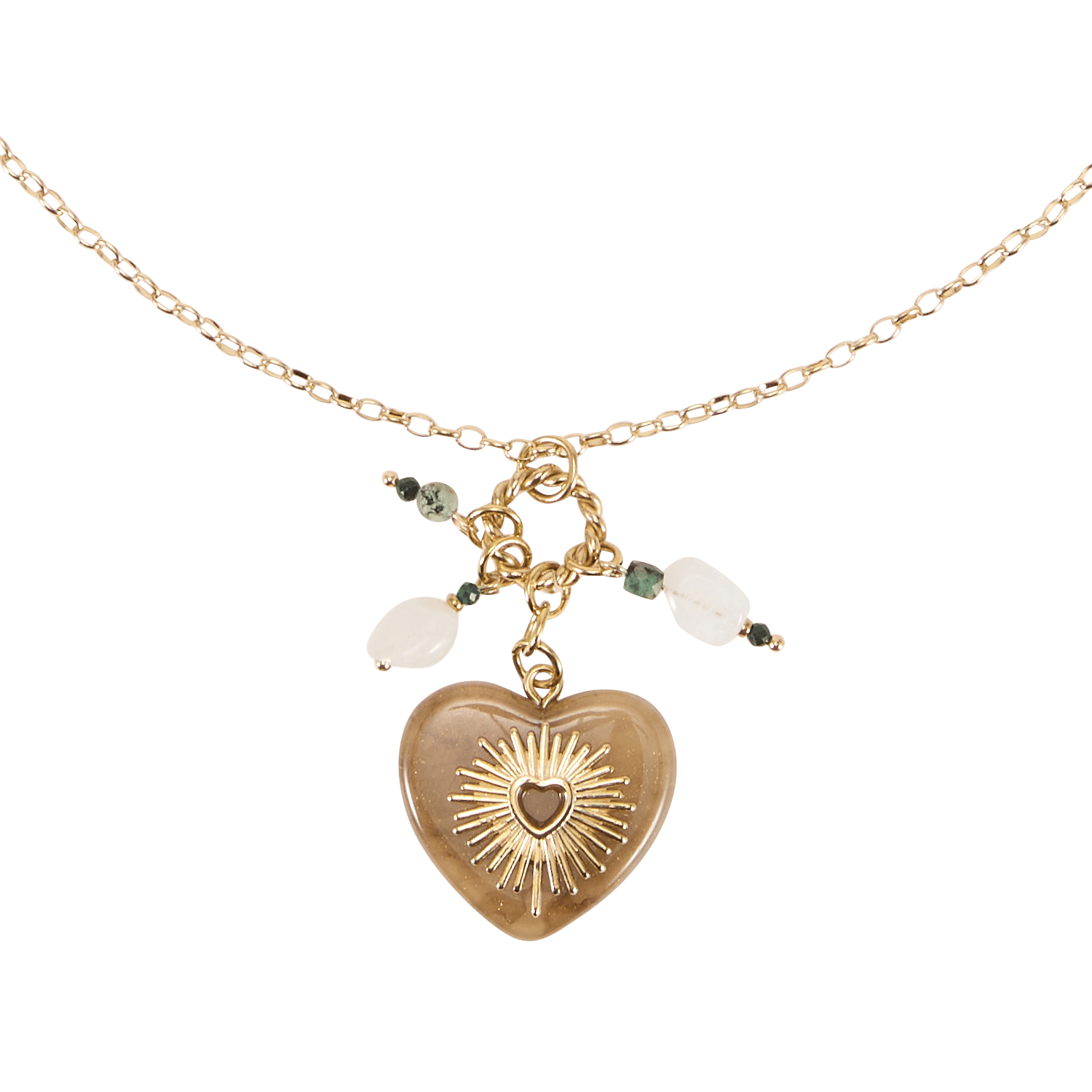 Fancy necklace AU PRINTEMPS PARIS Beige