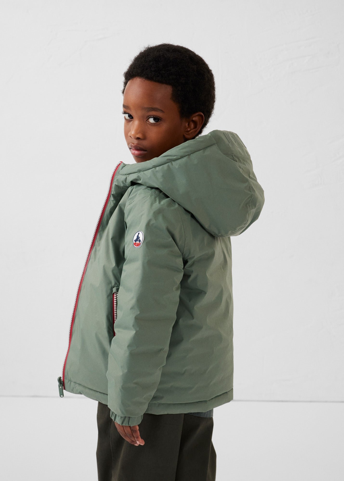 Doudoune enfant réversible sauda JOTT Vert