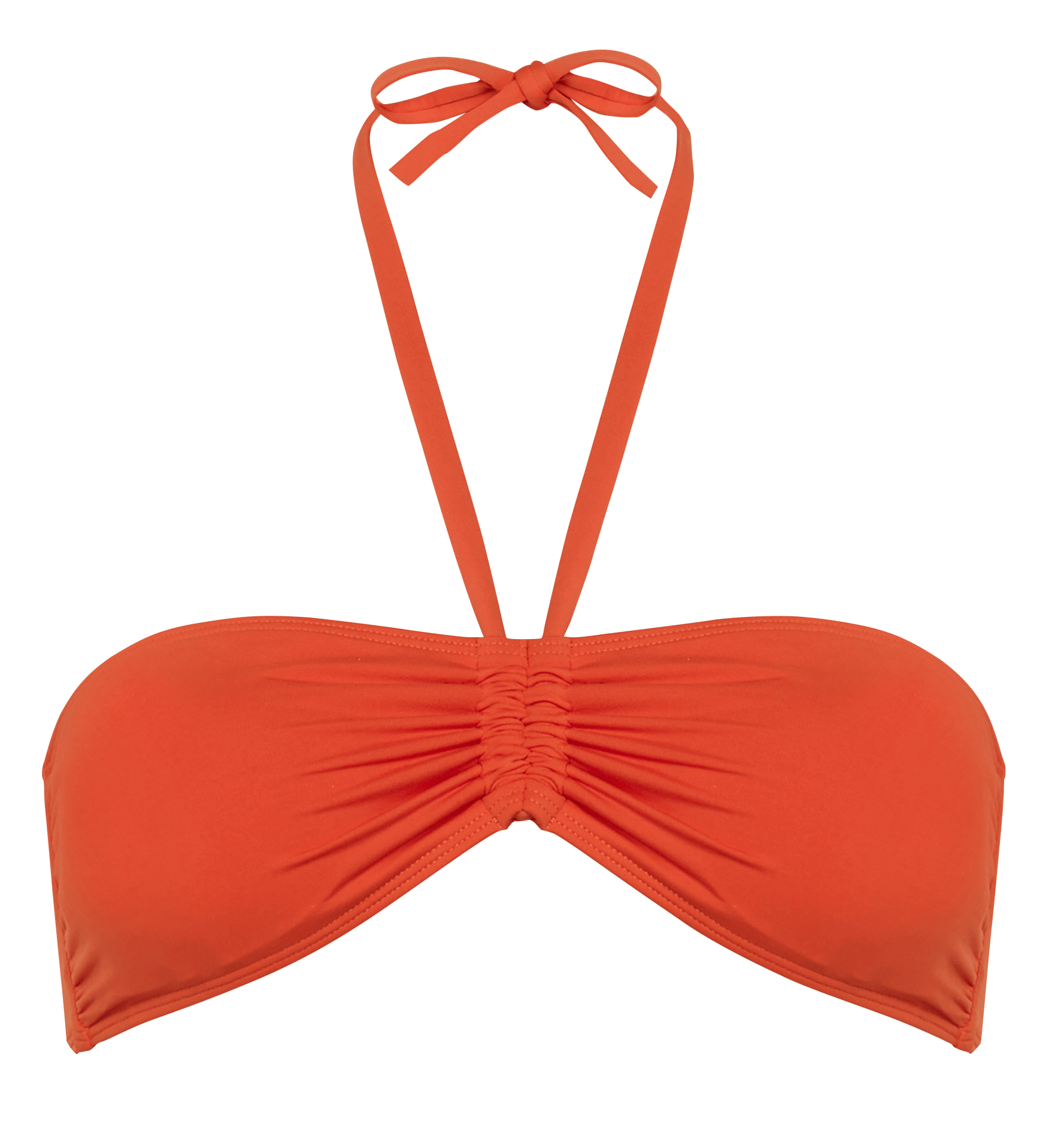 Bandeau bikini top DNUD Orange